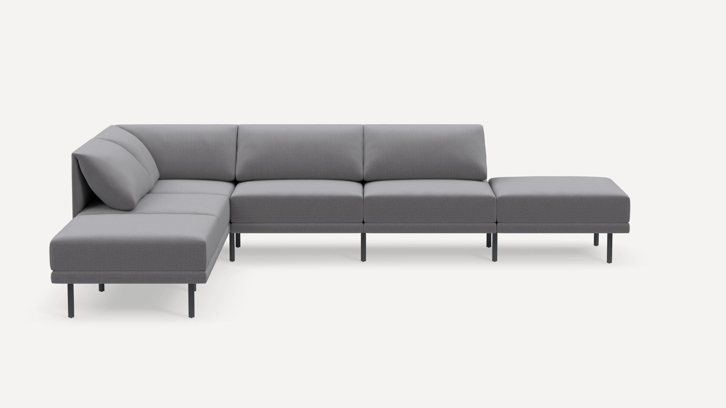 Range Plus 6-Piece Open Sectional Double Lounger