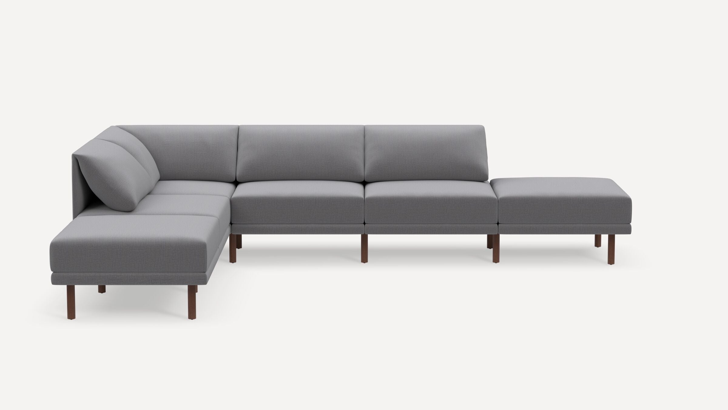 Range Plus 6-Piece Open Sectional Double Lounger