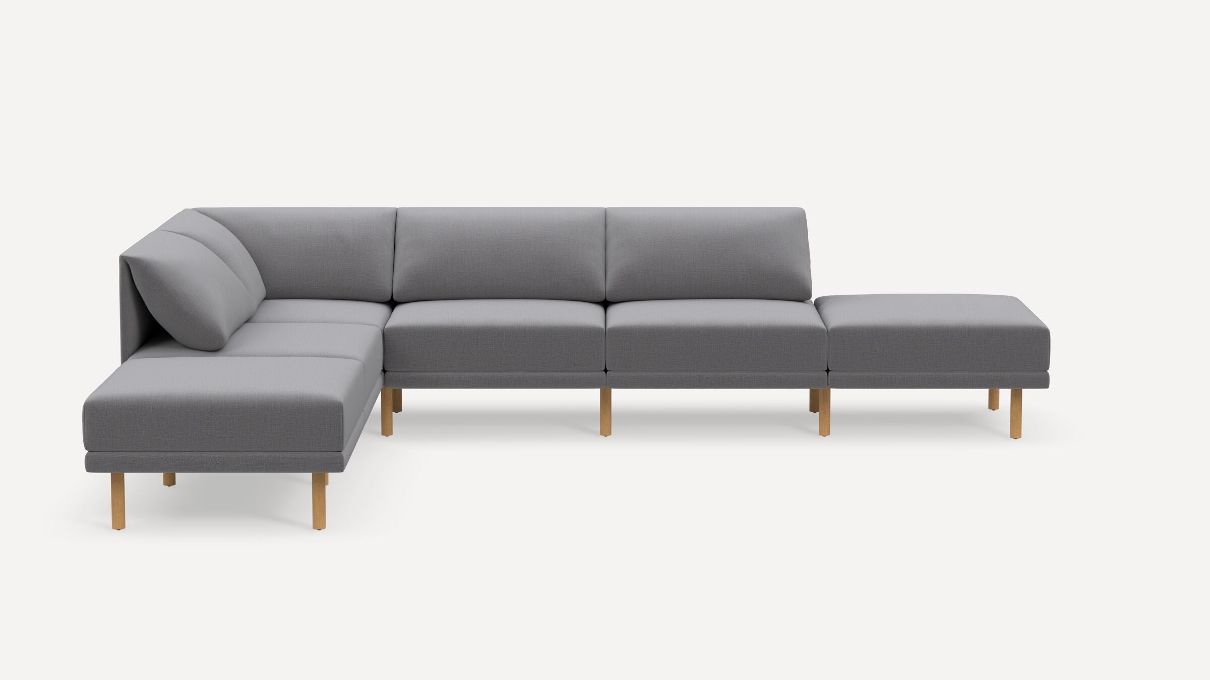 Range Plus 6-Piece Open Sectional Double Lounger