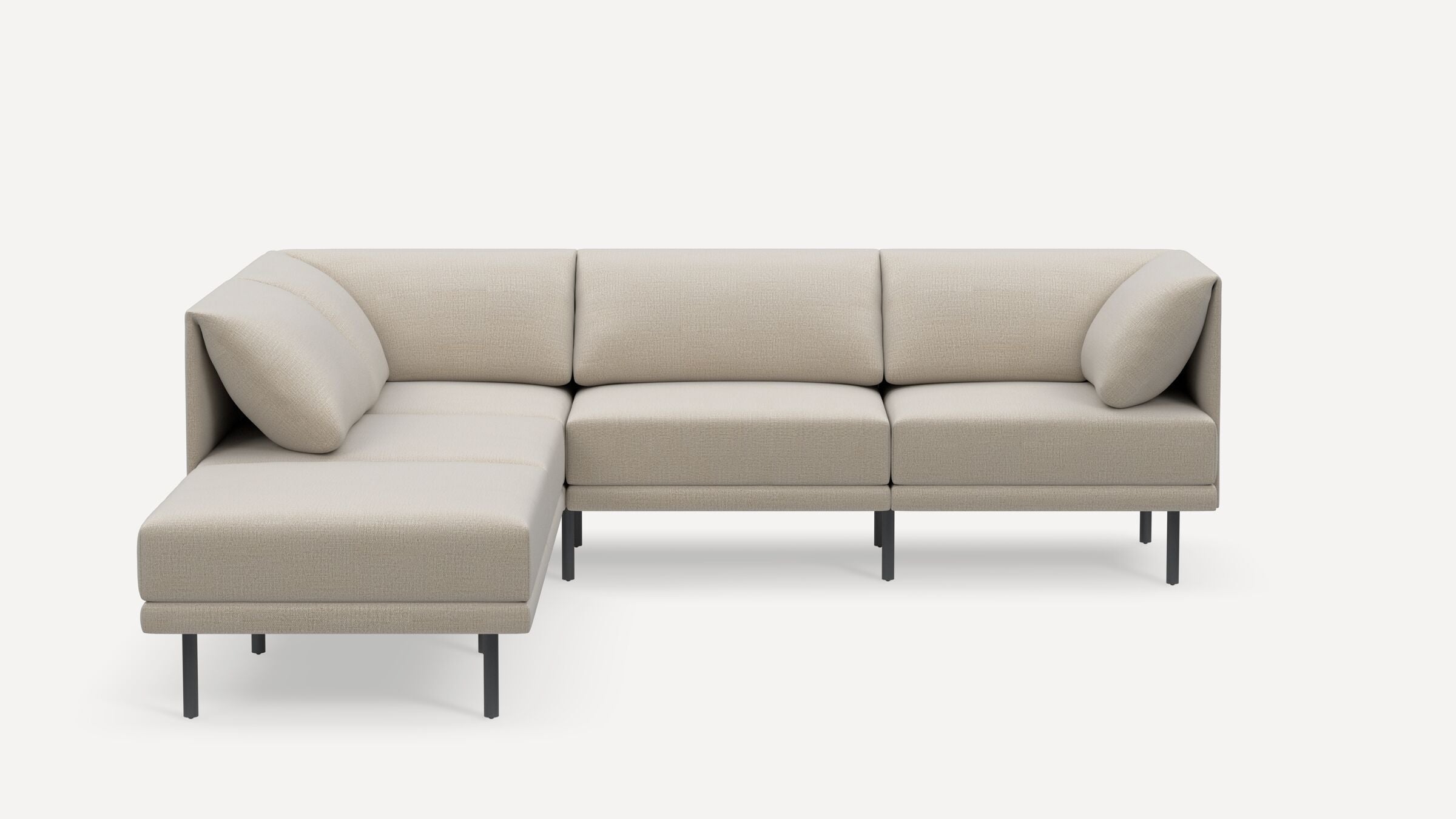 Range Plus 5-Piece One Arm Sectional Lounger
