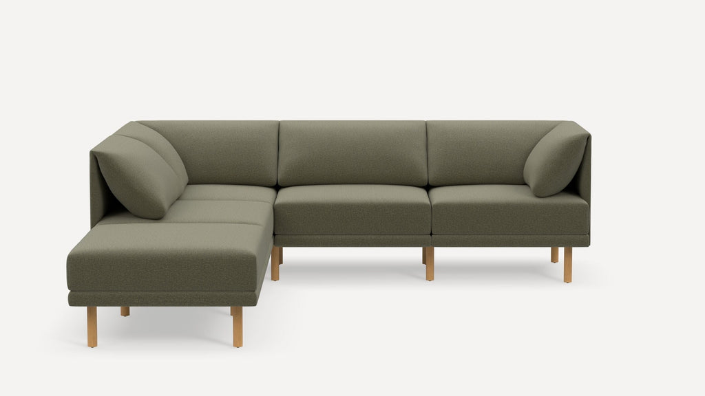Range Plus 5-Piece One Arm Sectional Lounger