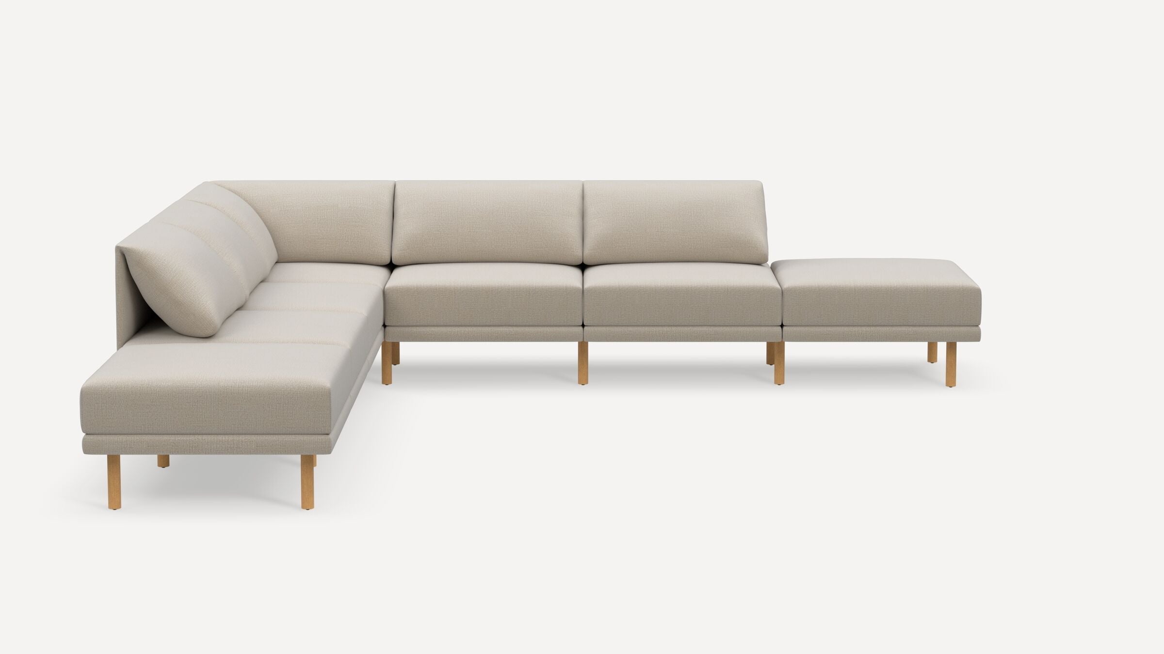 Range Plus 7-Piece Open Sectional Double Lounger
