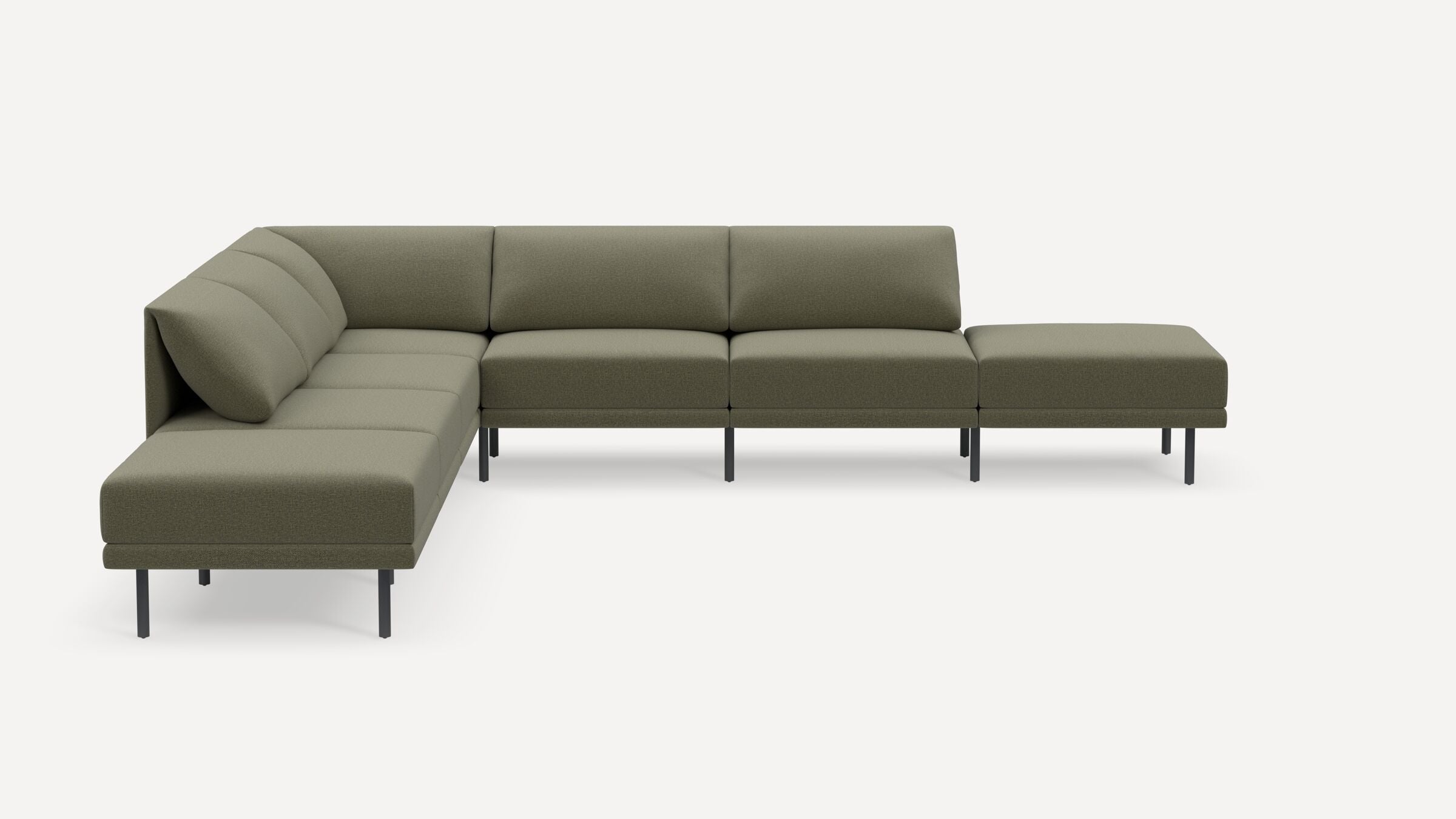 Range Plus 7-Piece Open Sectional Double Lounger
