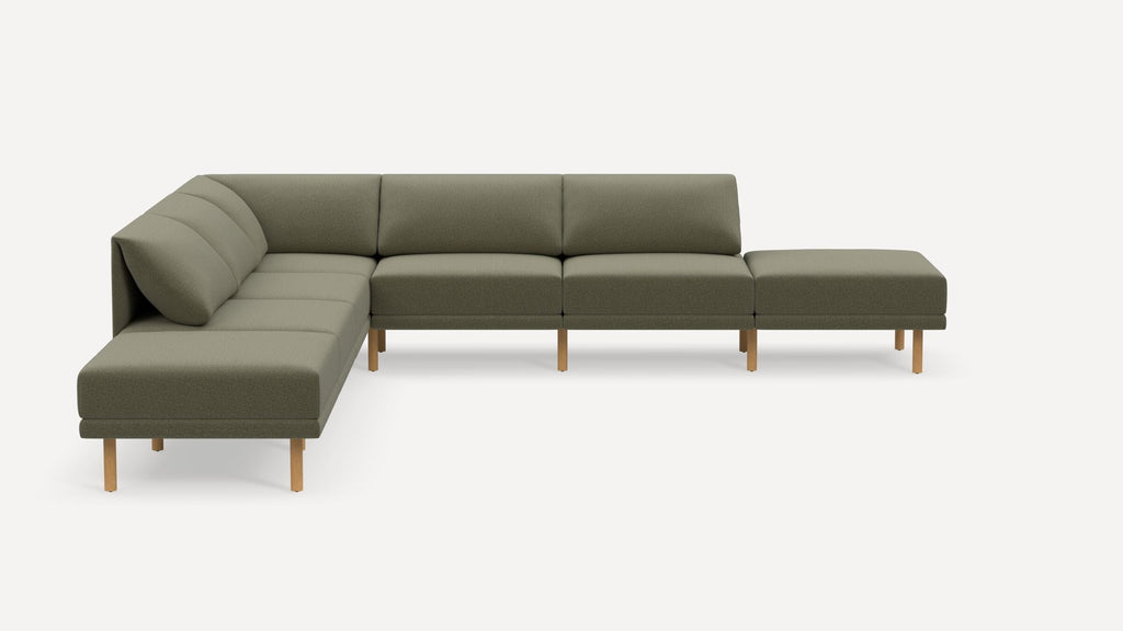 Range Plus 7-Piece Open Sectional Double Lounger