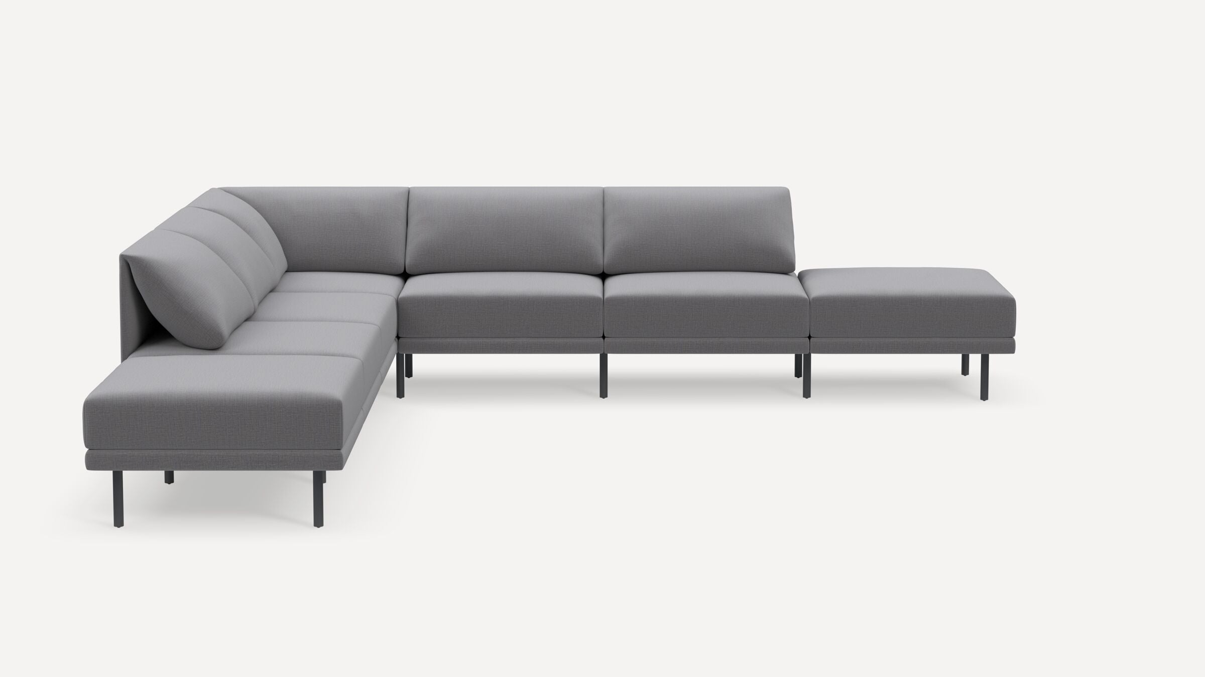 Range Plus 7-Piece Open Sectional Double Lounger