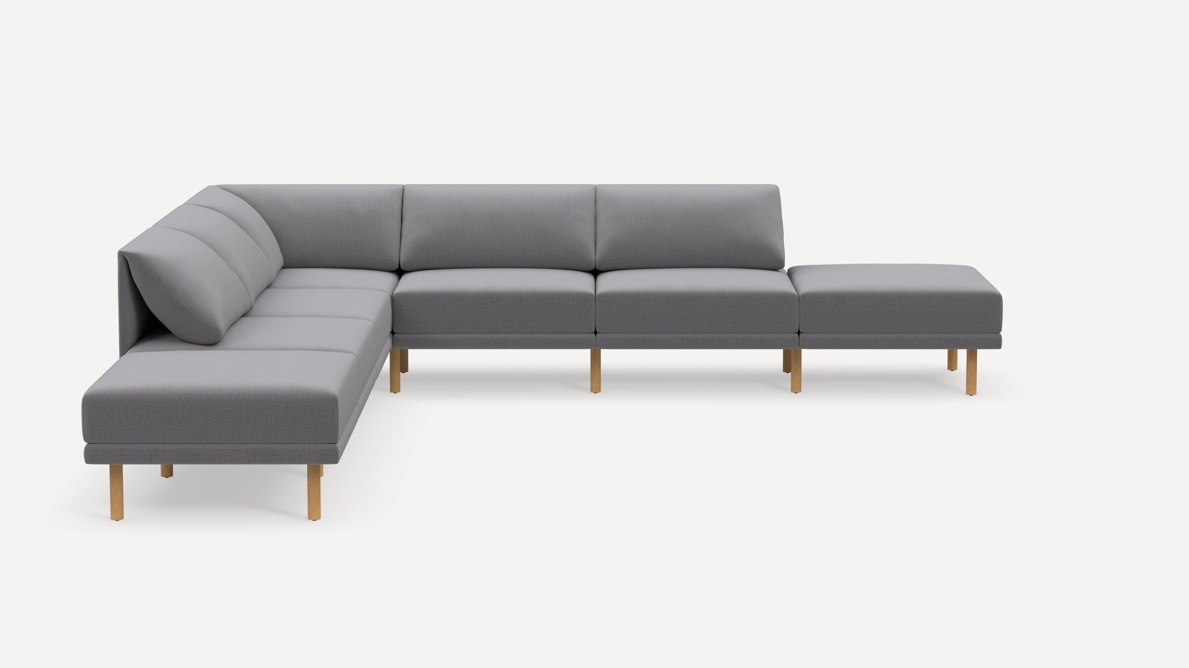 Range Plus 7-Piece Open Sectional Double Lounger