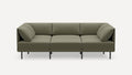 Range Plus 6-Piece Open U Sectional Lounger
