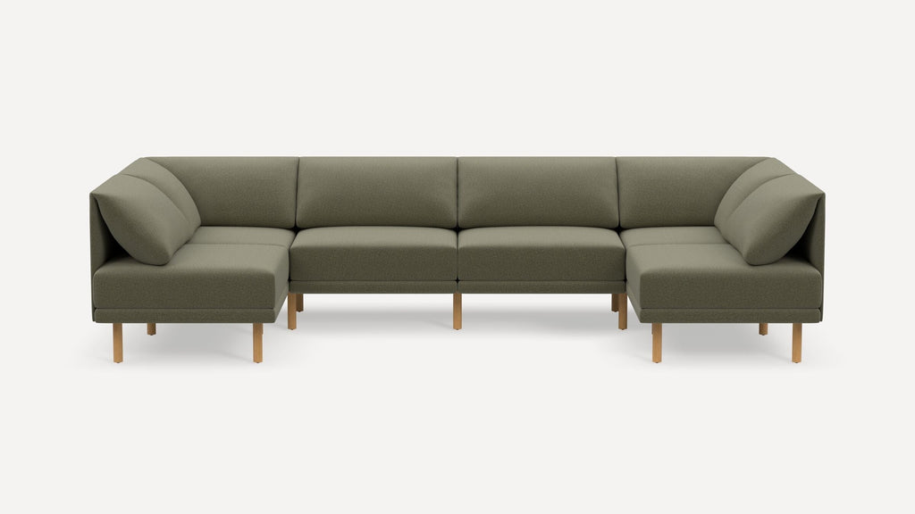 Range Plus 6-Piece Open U Sectional
