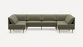 Range Plus 6-Piece Open U Sectional