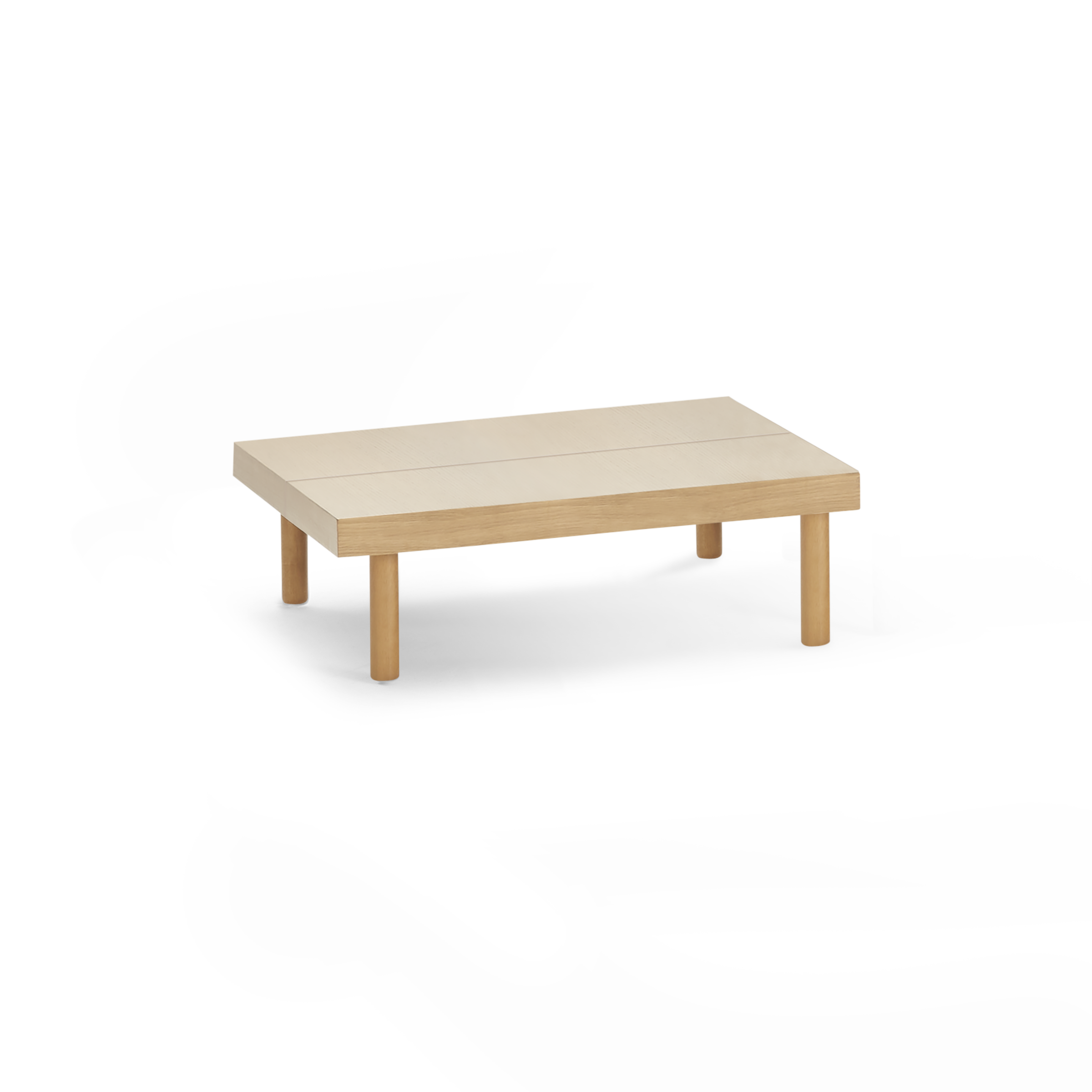 Range Double Table - Black Metal Legs - Oak Table