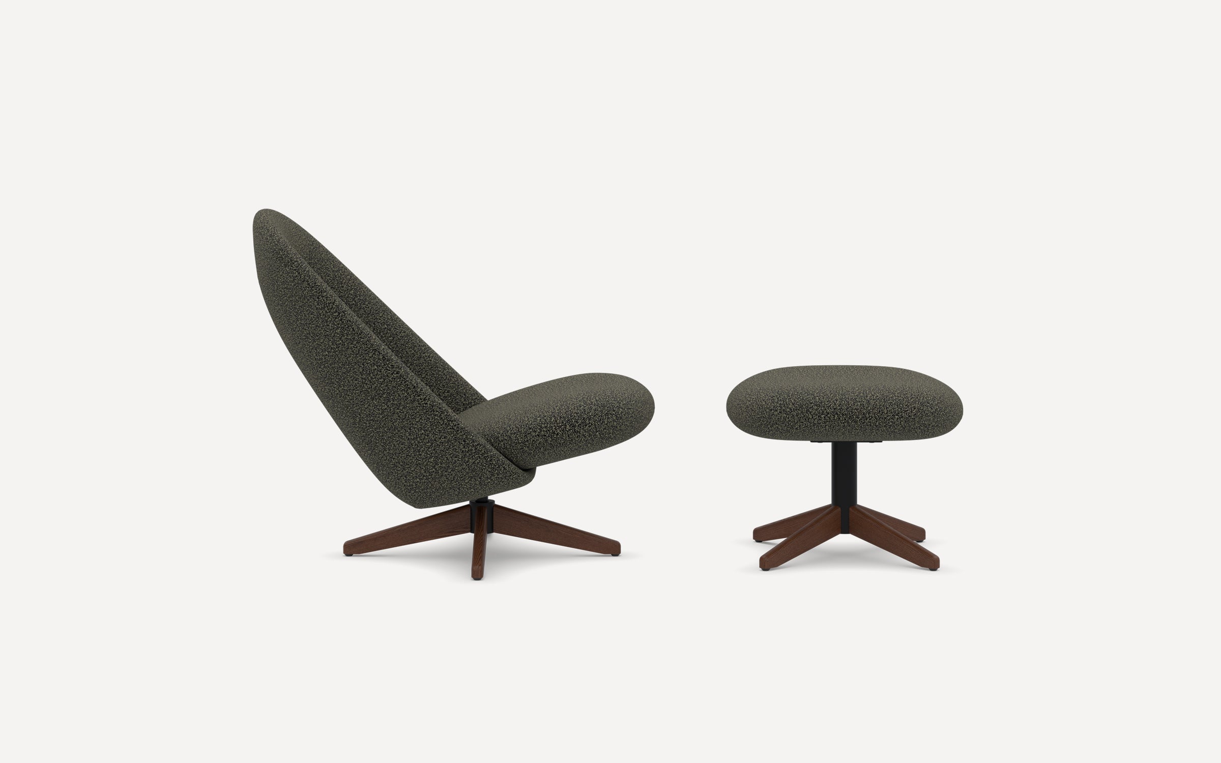 Airmail Chair with Ottoman