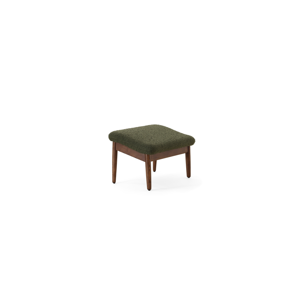 Gimlet Ottoman - Moss Green - Performance Boucle