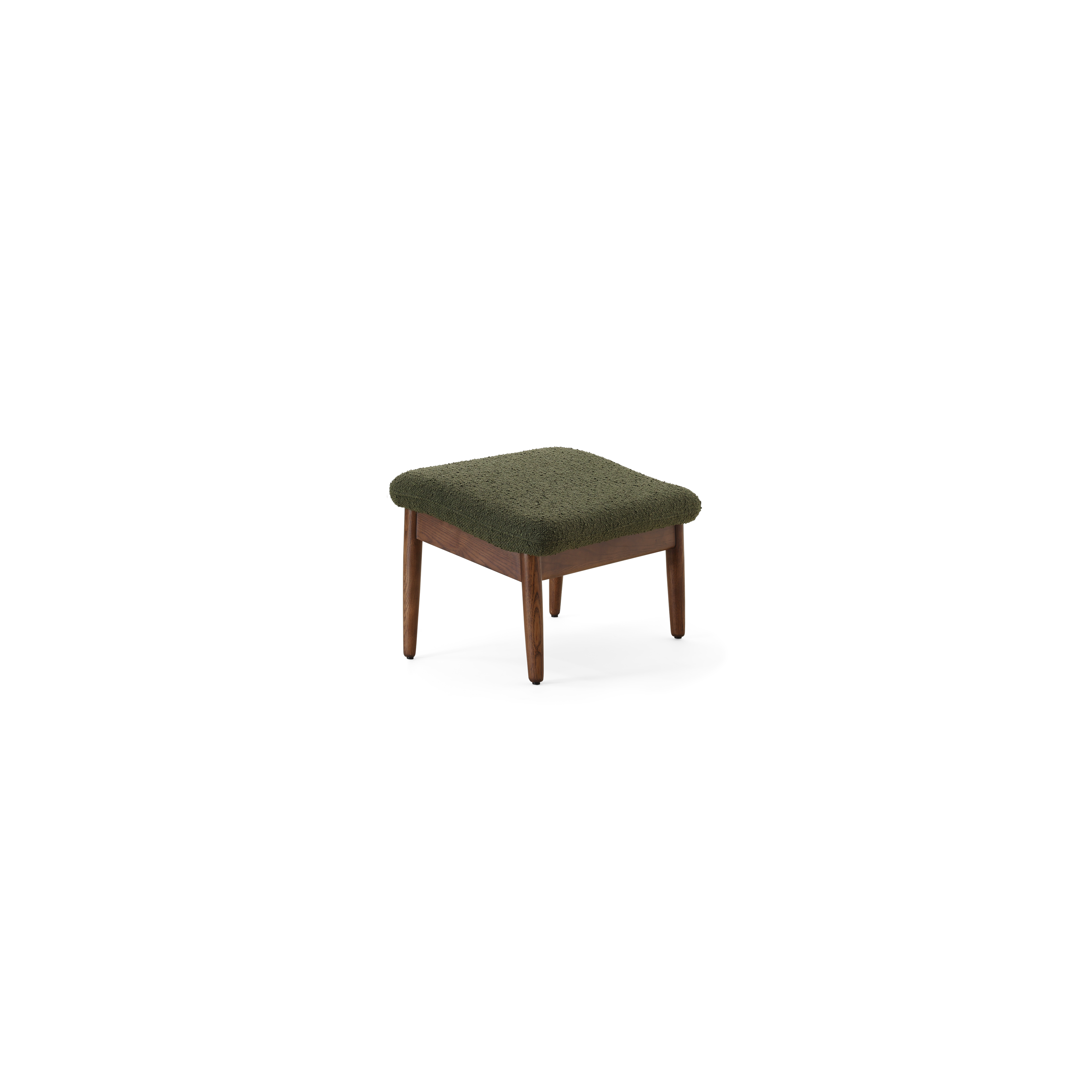 Gimlet Ottoman - Moss Green - Performance Boucle