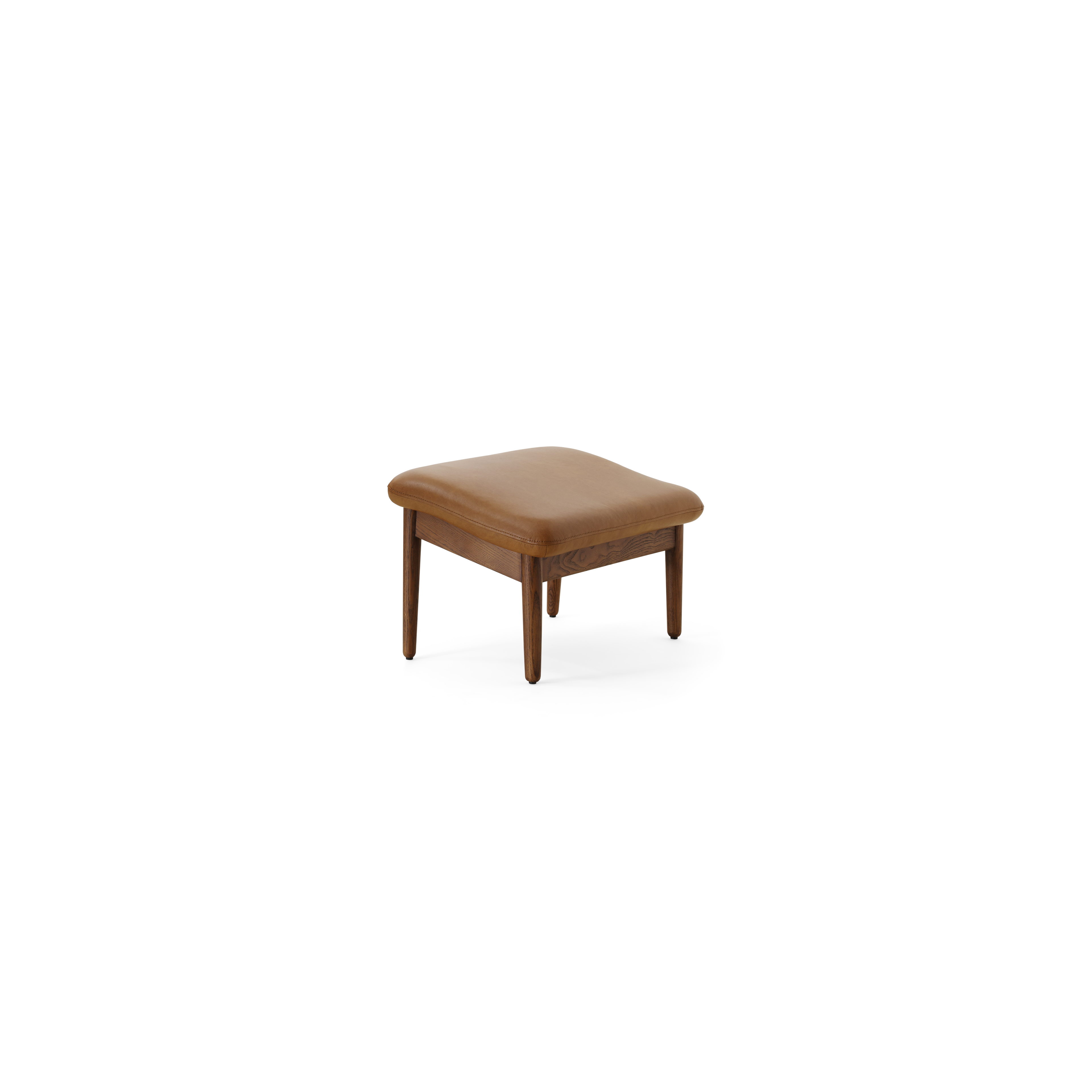Gimlet Ottoman - Camel - Top Grain Leather