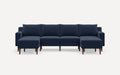 Mercer 6-Piece Double Chaise Sectional