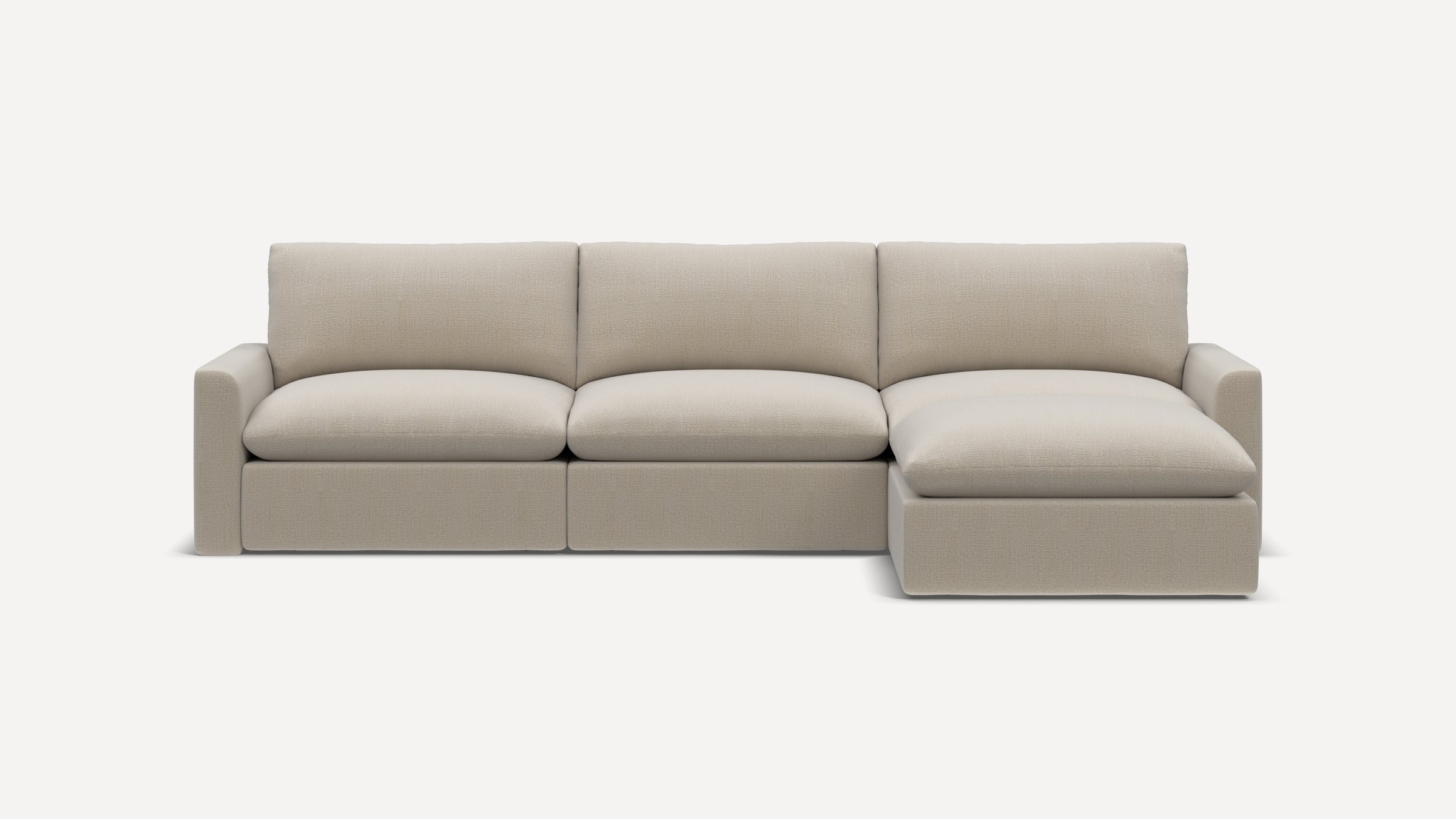 Russet 4-Piece Reversible Chaise Sectional