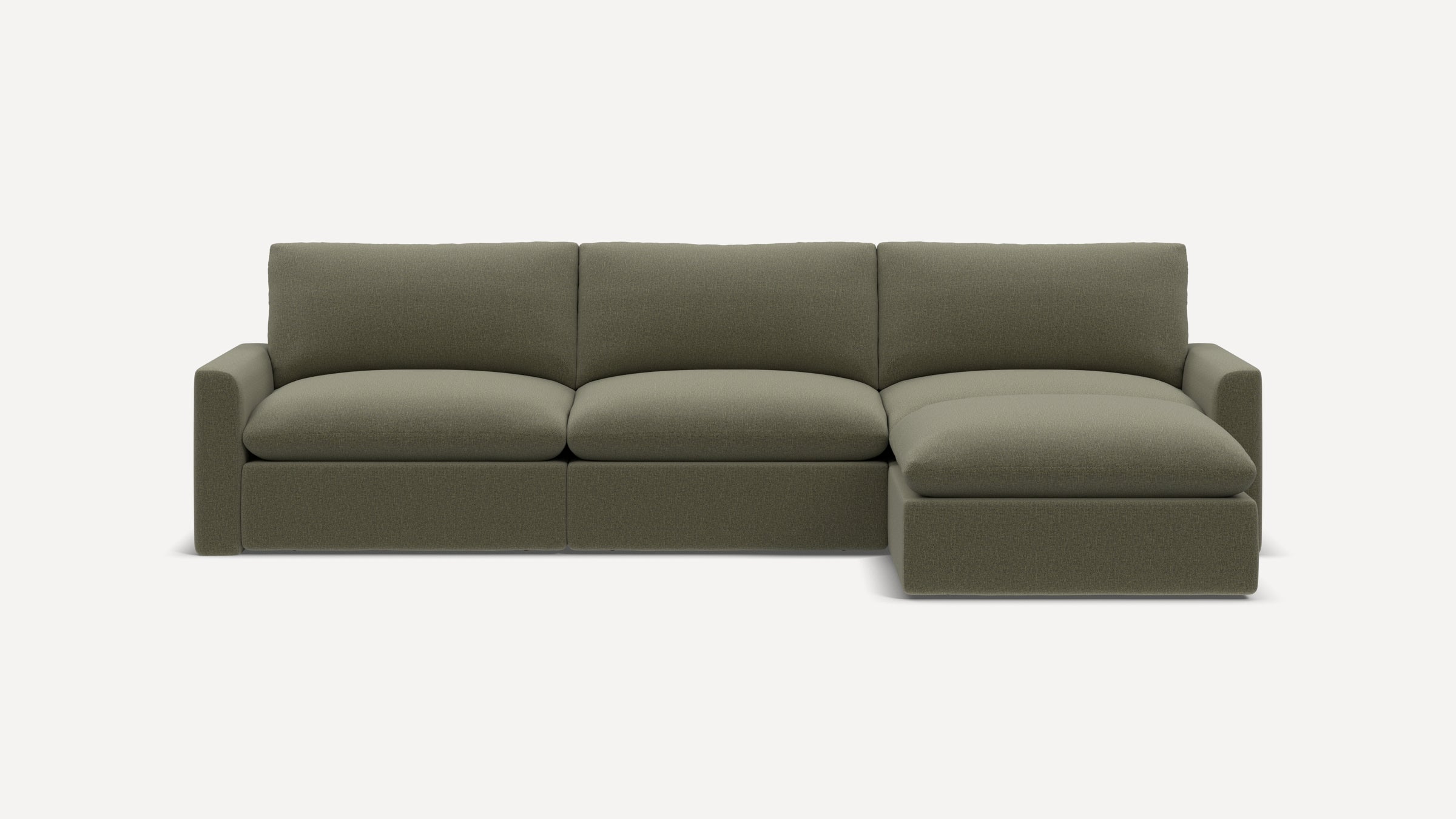 Russet 4-Piece Reversible Chaise Sectional