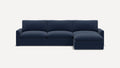 Russet 4-Piece Reversible Chaise Sectional