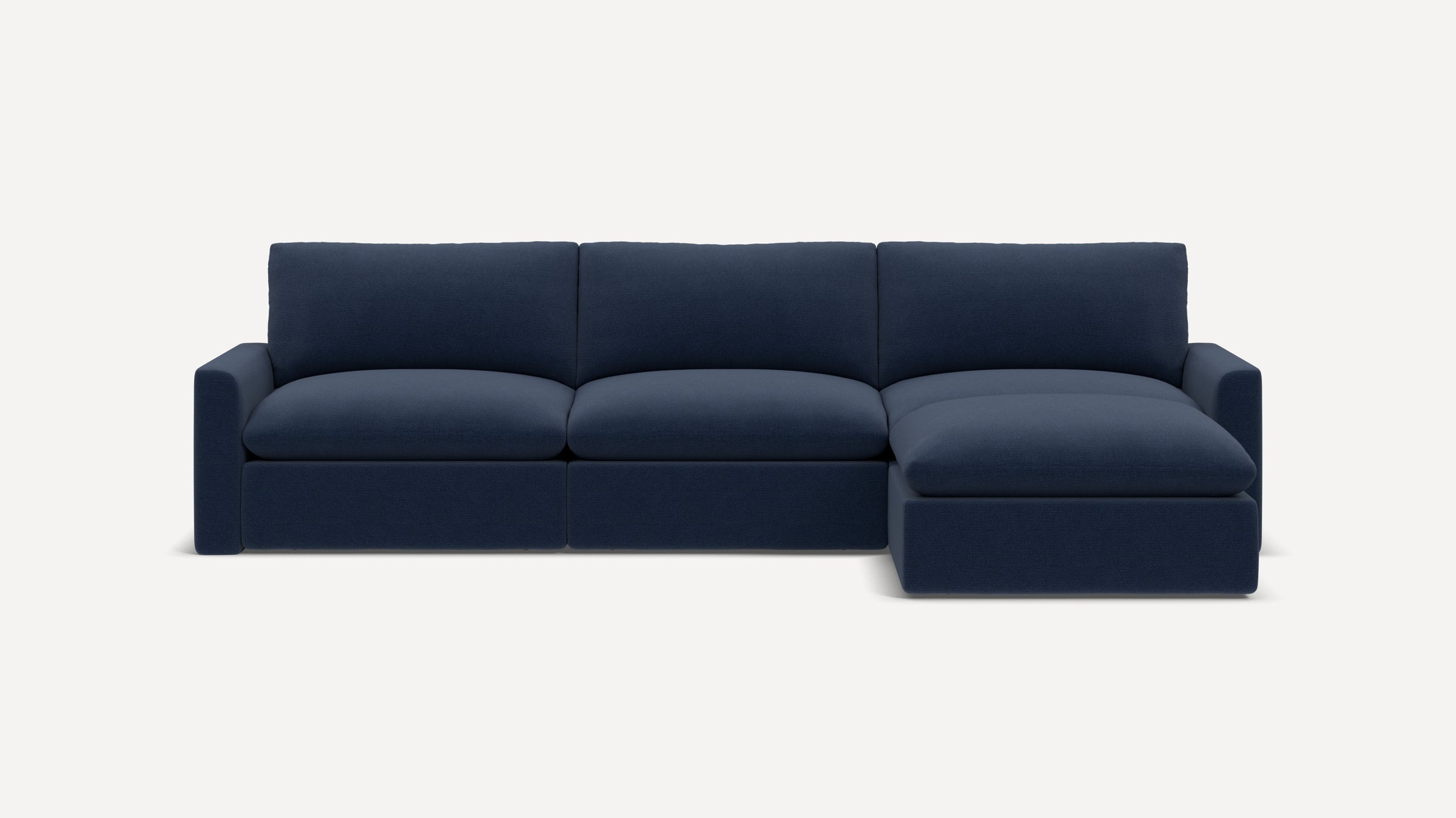 Russet 4-Piece Reversible Chaise Sectional
