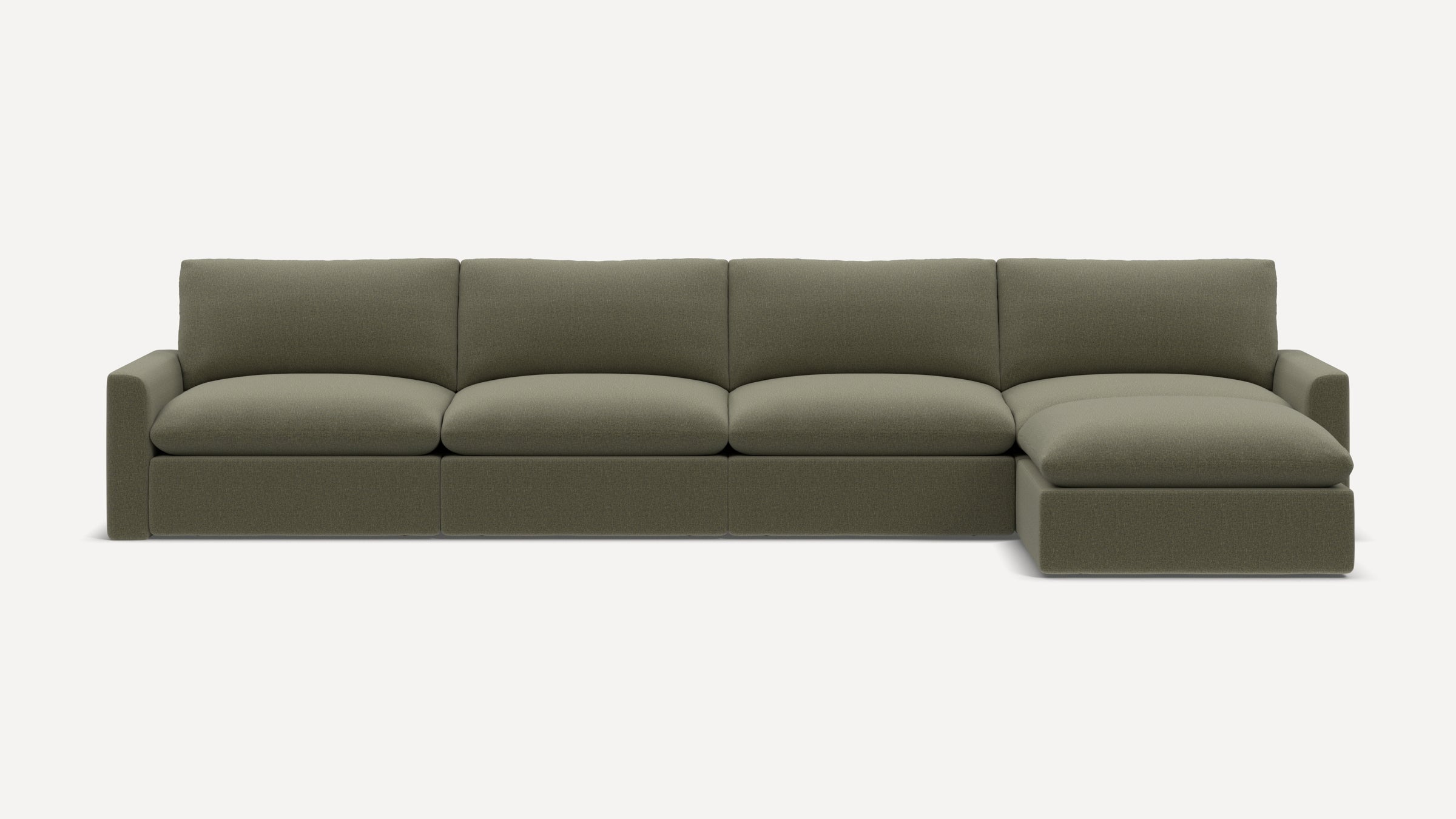 Russet 5-Piece Reversible Chaise Sectional