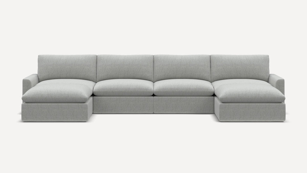 Russet 6-Piece U-Sectional