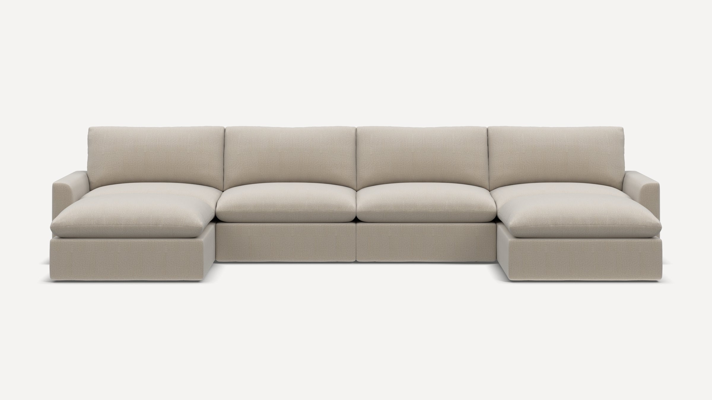 Russet 6-Piece U-Sectional