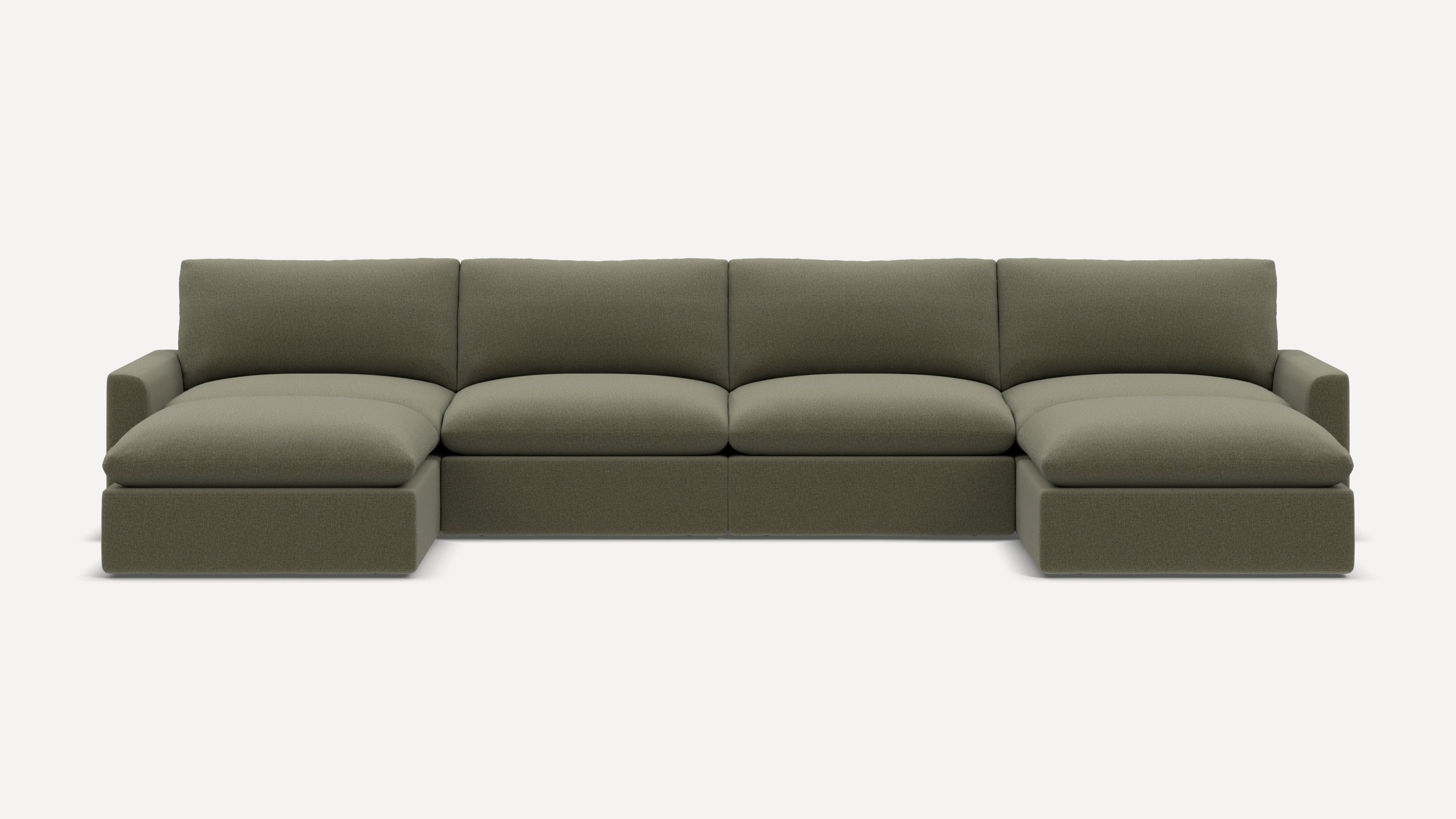 Russet 6-Piece U-Sectional