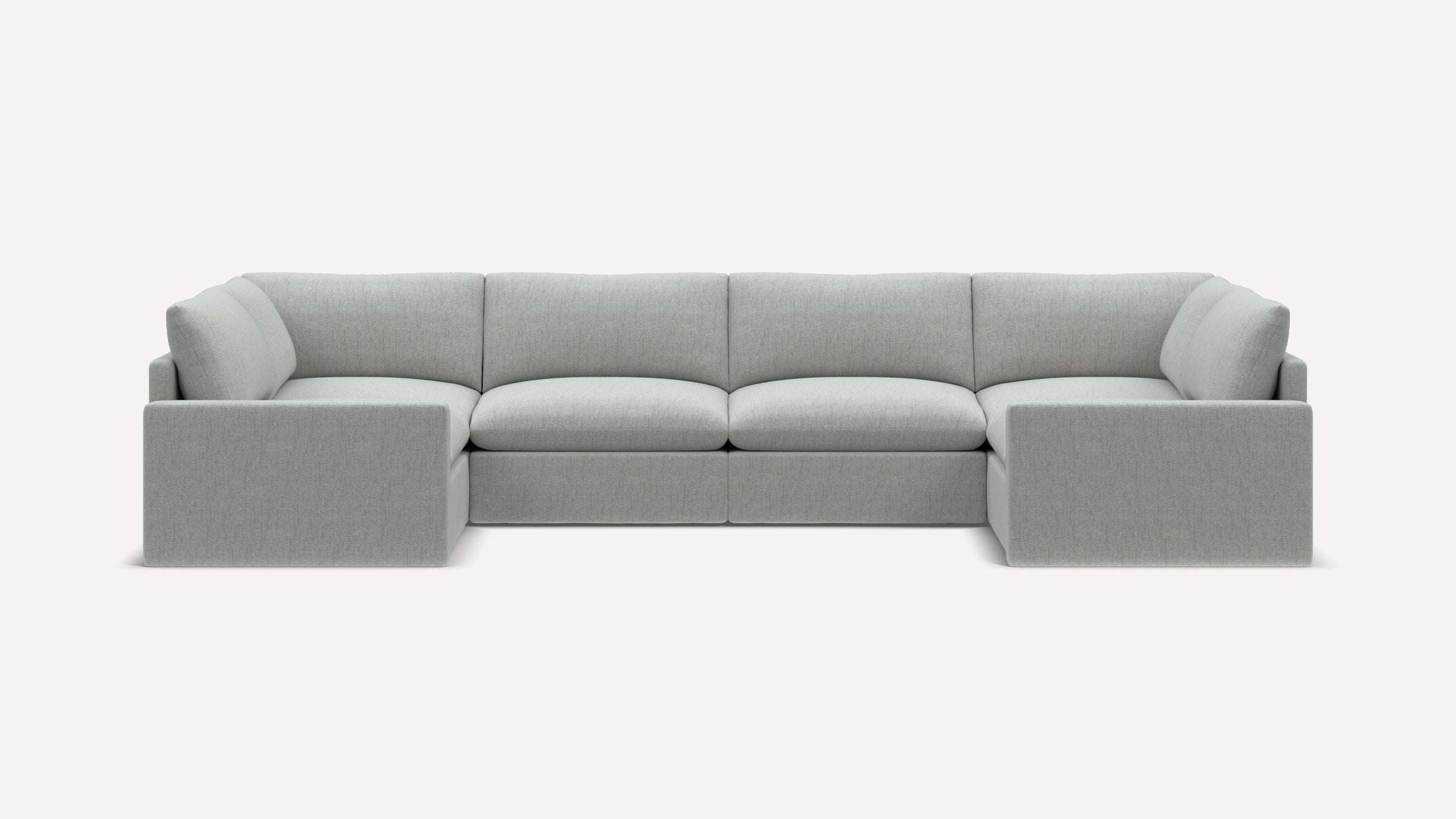 Russet 6-Piece U-Sectional