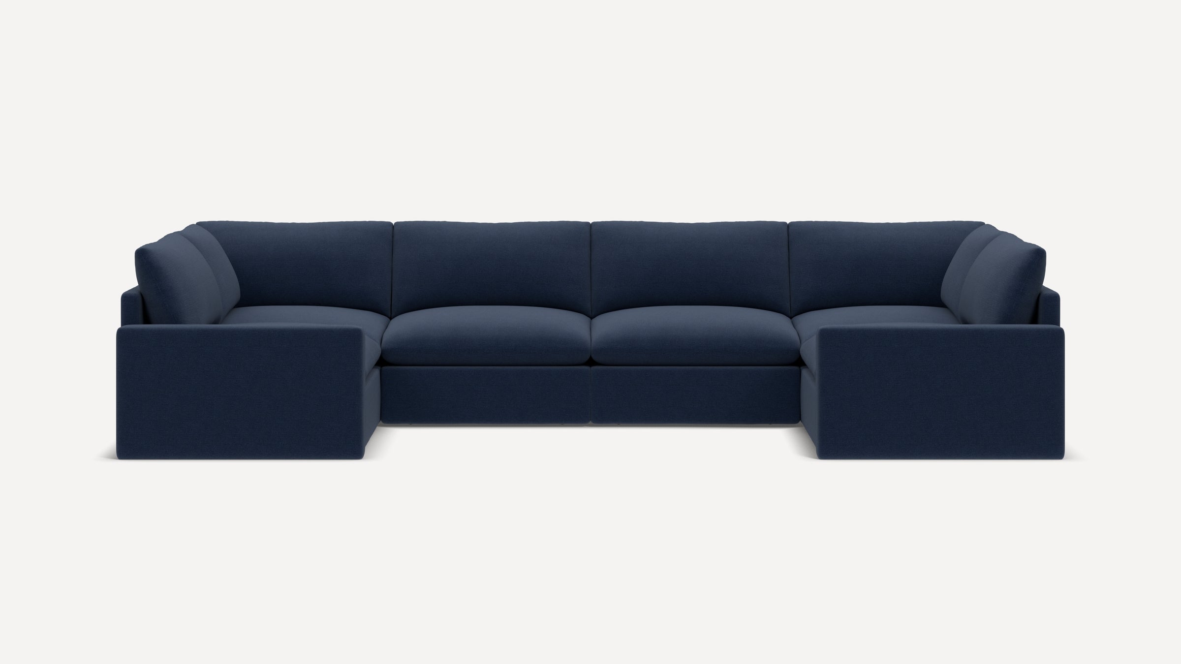 Russet 6-Piece U-Sectional