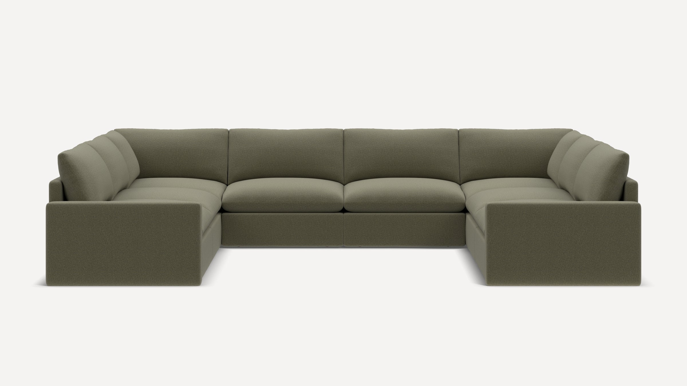Russet 8-Piece U-Sectional