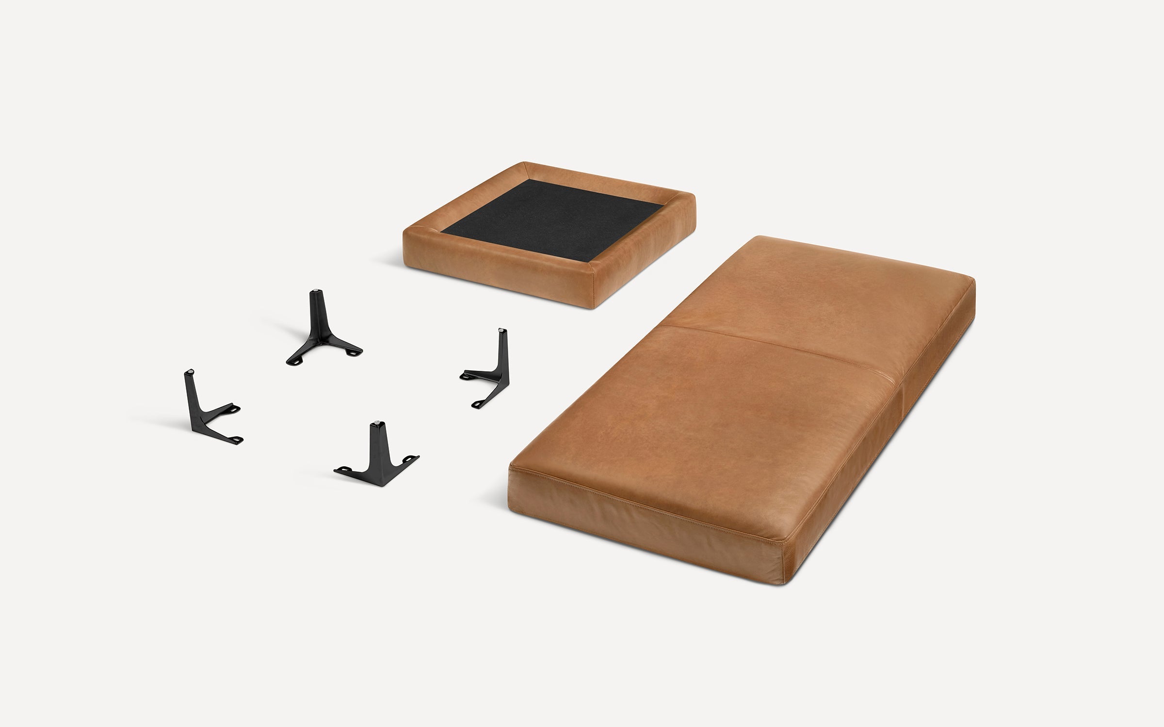 The Nomad Leather Chaise
