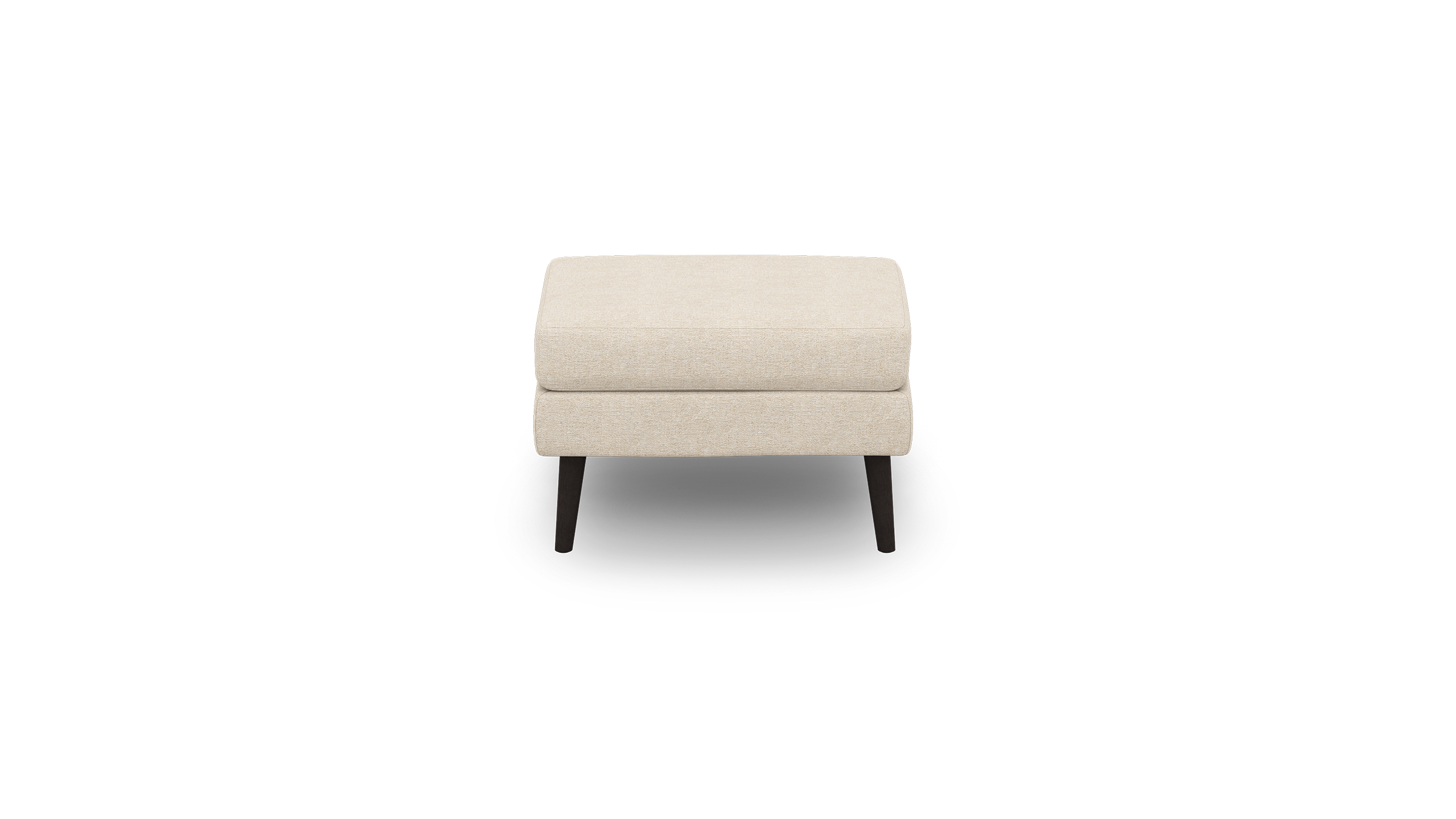 Nomad Plus Ottoman - Georgia Clay - Performance Chenille / Ebony - Wood
