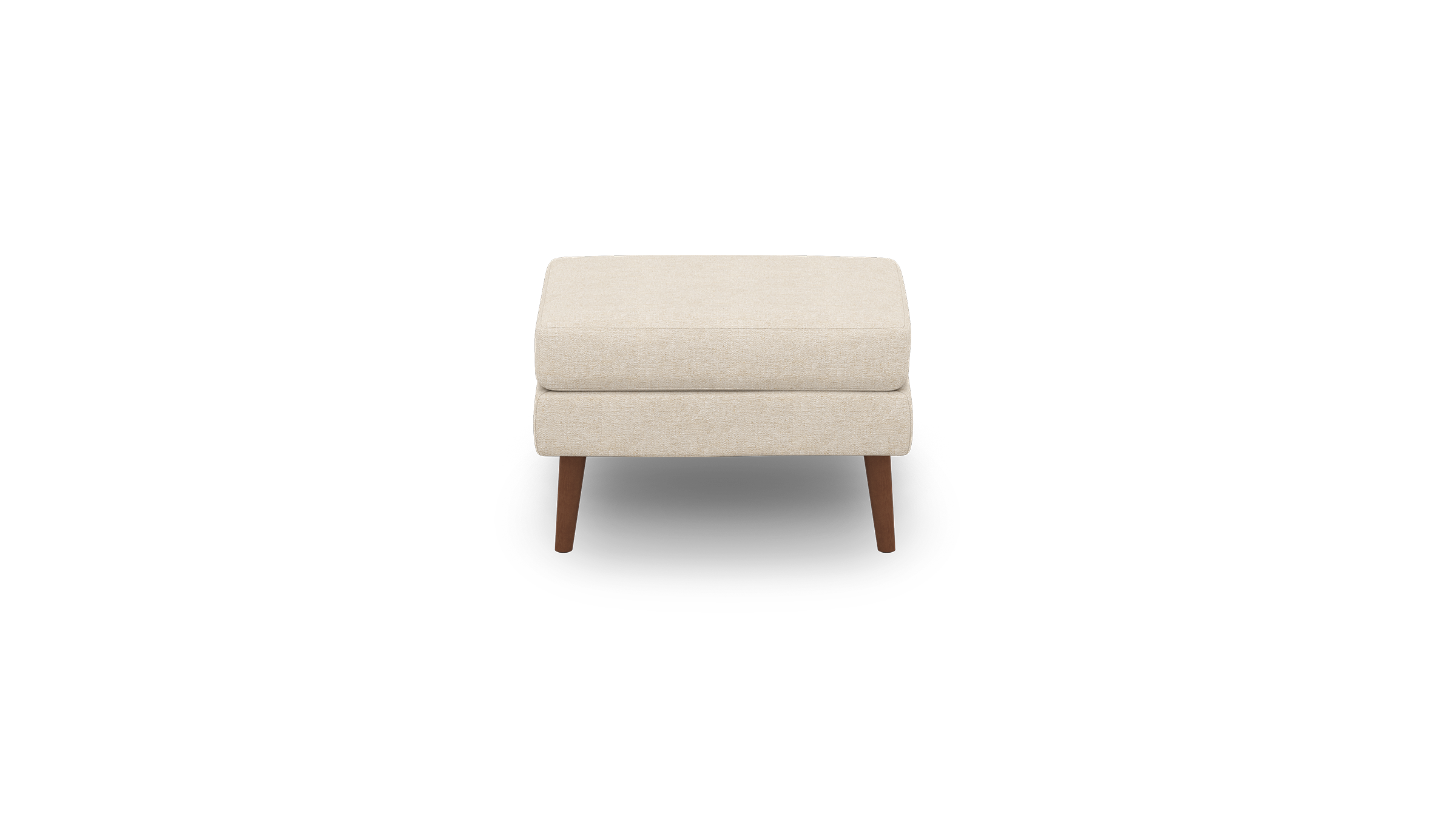 Nomad Plus Ottoman - Georgia Clay - Performance Chenille / Walnut - Wood