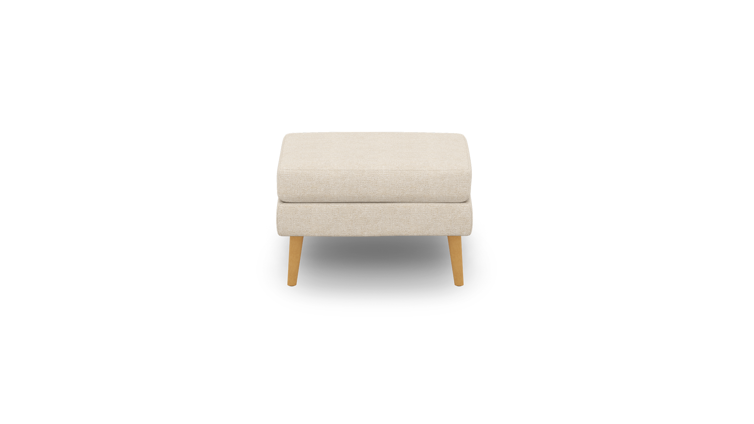 Nomad Plus Ottoman - Georgia Clay - Performance Chenille / Oak - Wood
