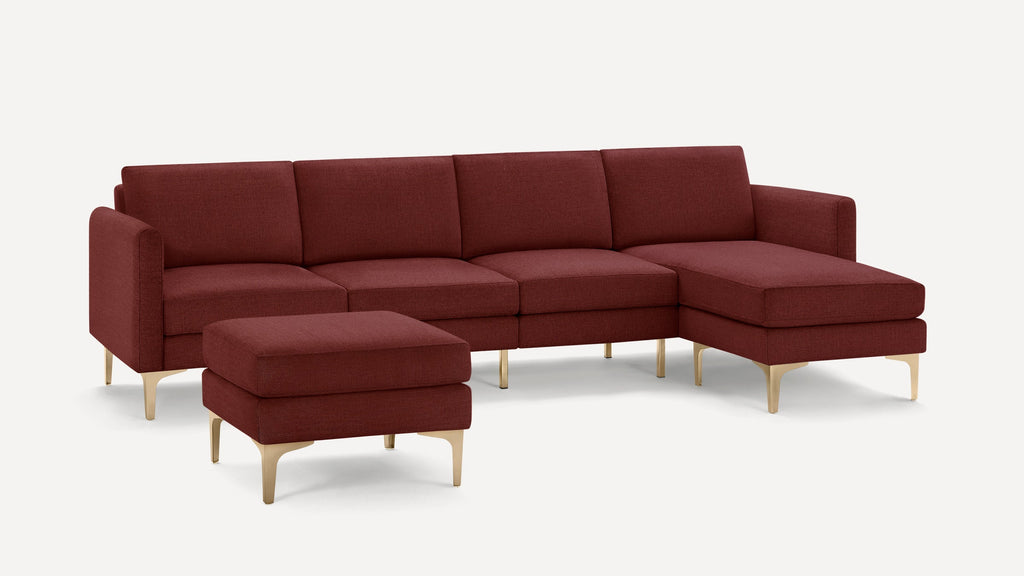 Nomad King Sectional with Ottoman