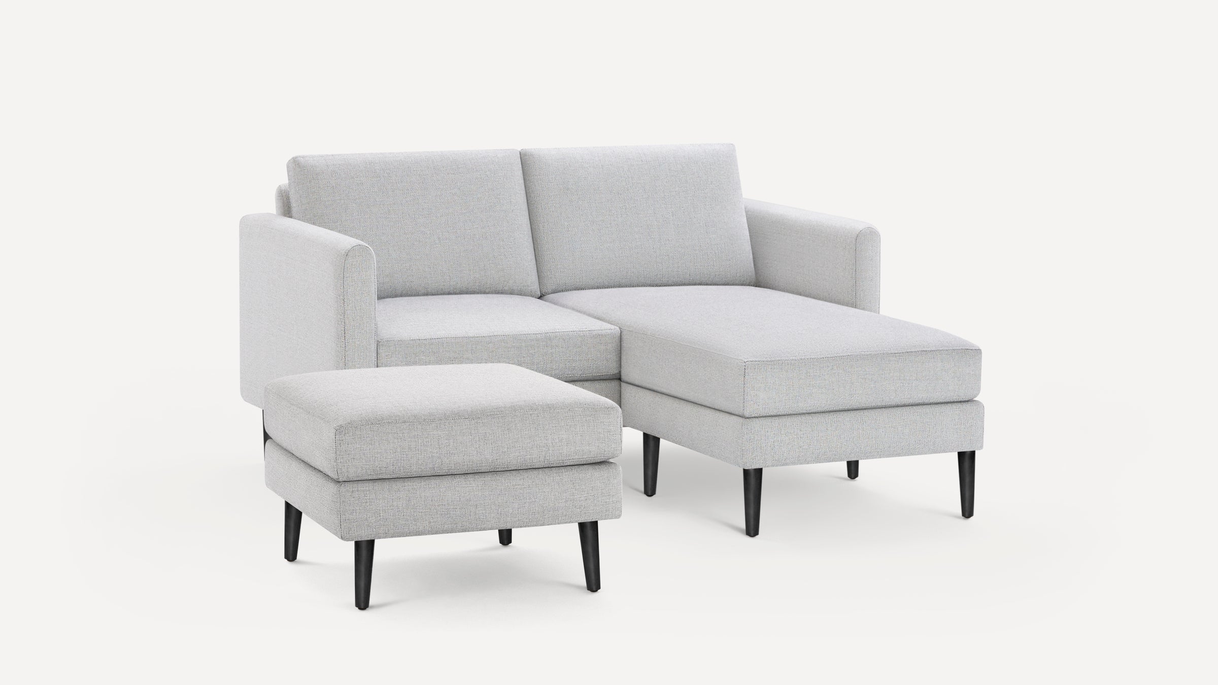 Nomad Loveseat with Chaise and Ottoman