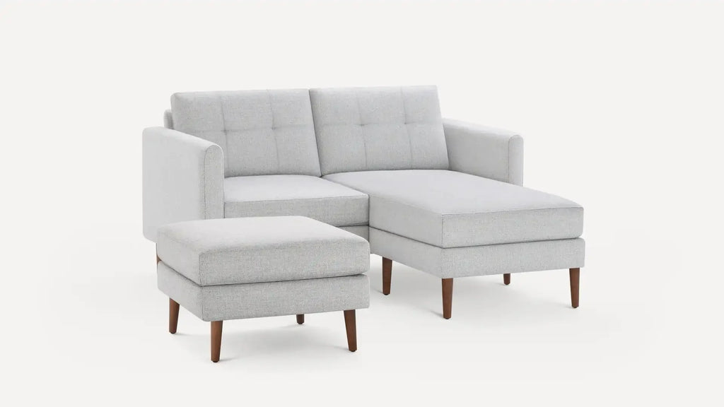 Nomad Loveseat with Chaise and Ottoman