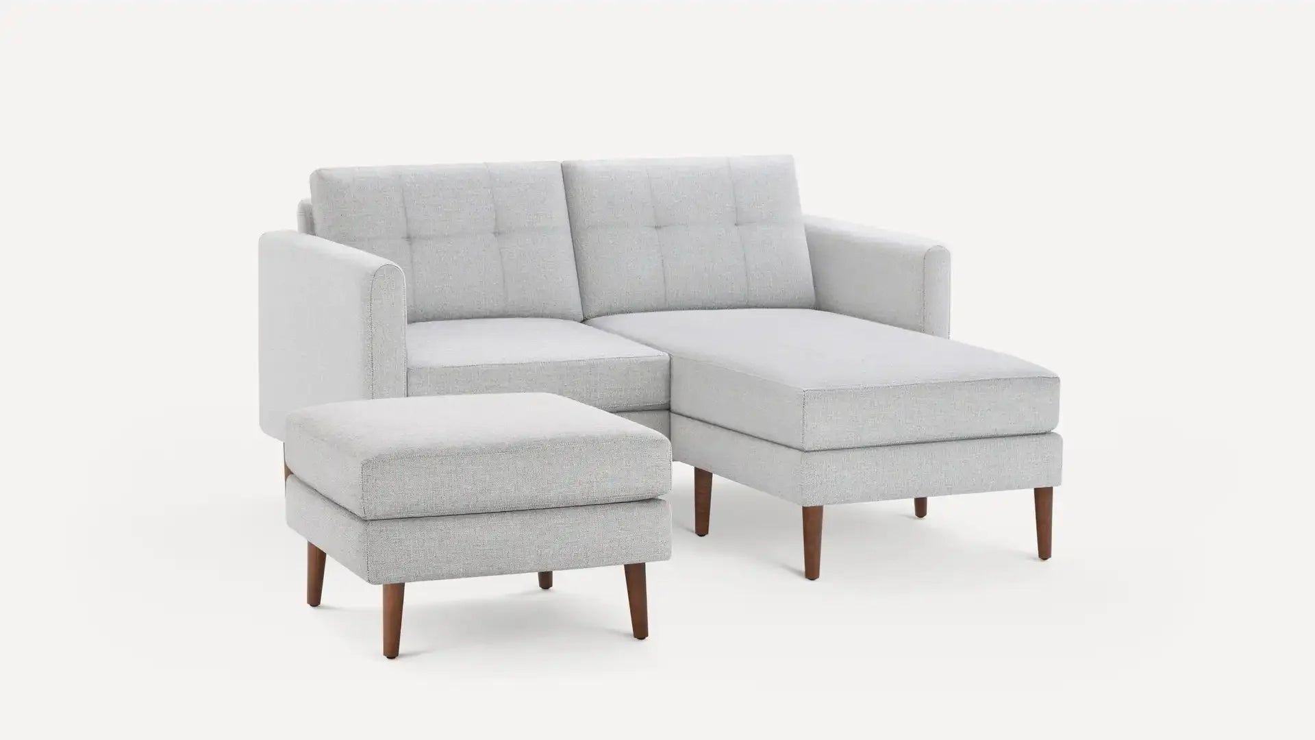 Nomad Loveseat with Chaise and Ottoman