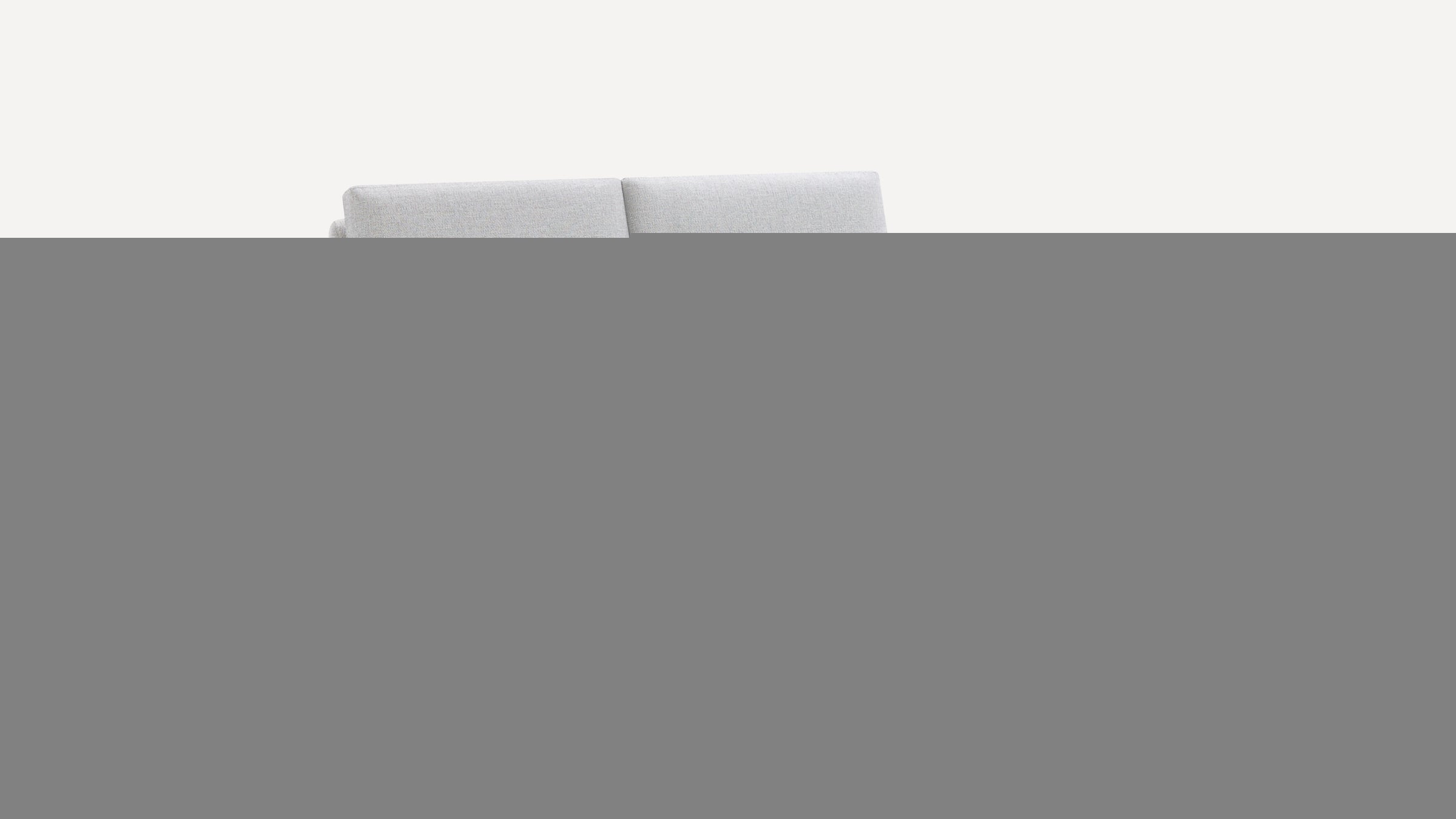Nomad Loveseat with Chaise and Ottoman