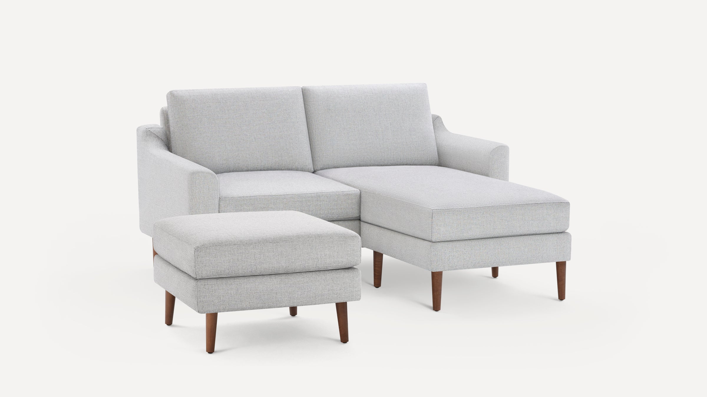 Nomad Loveseat with Chaise and Ottoman