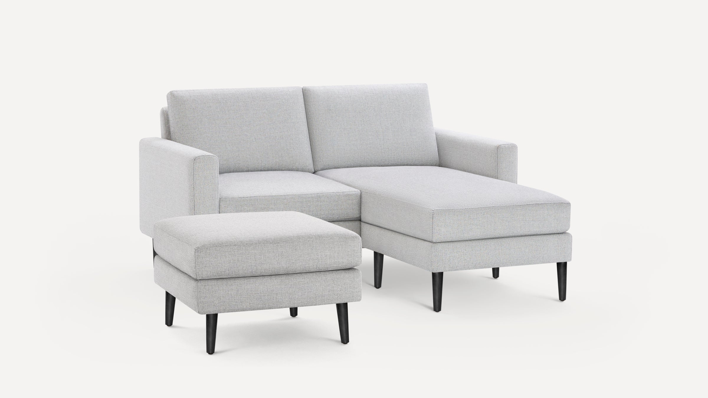 Nomad Loveseat with Chaise and Ottoman
