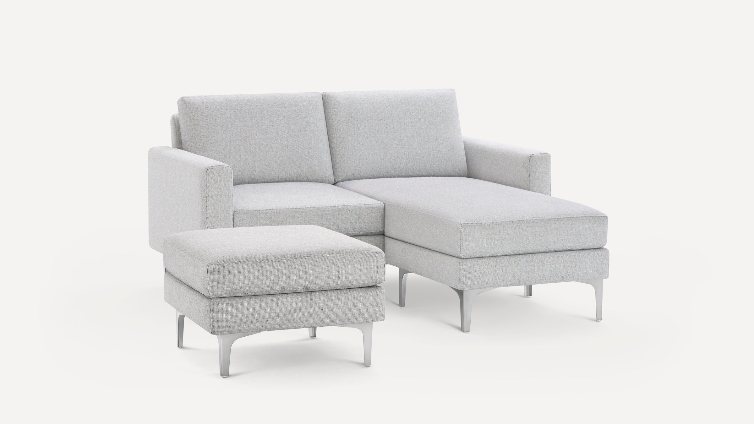 Nomad Loveseat with Chaise and Ottoman