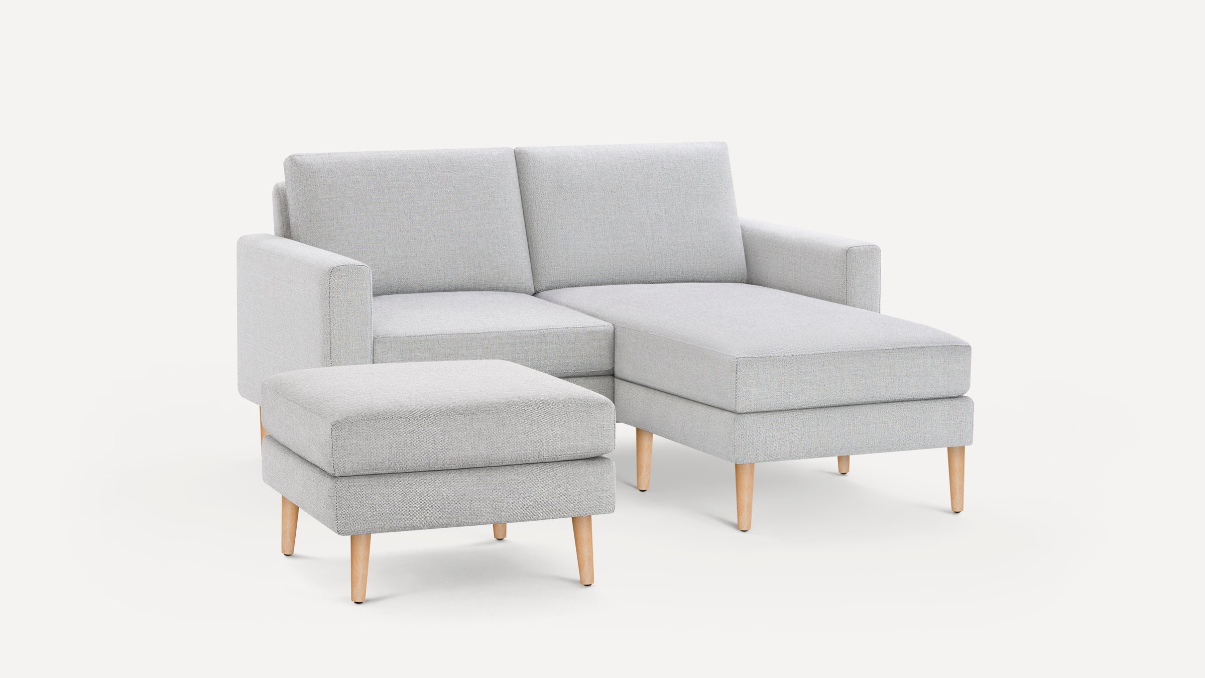 Nomad Loveseat with Chaise and Ottoman