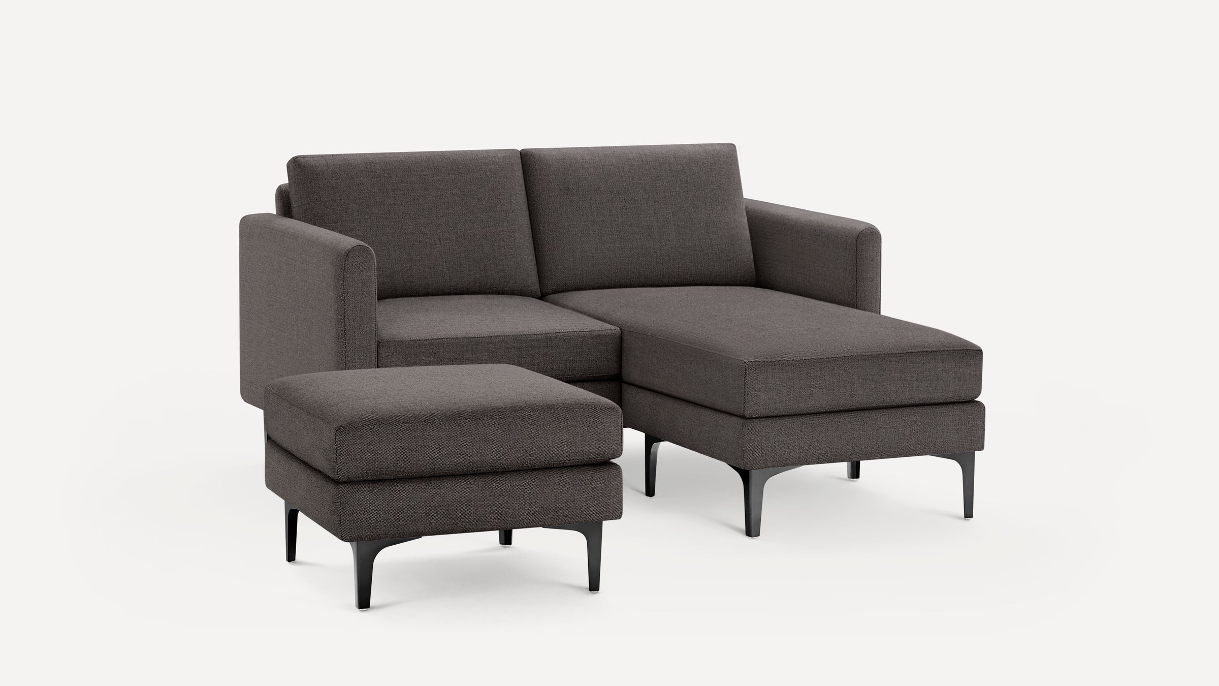 Nomad Loveseat with Chaise and Ottoman