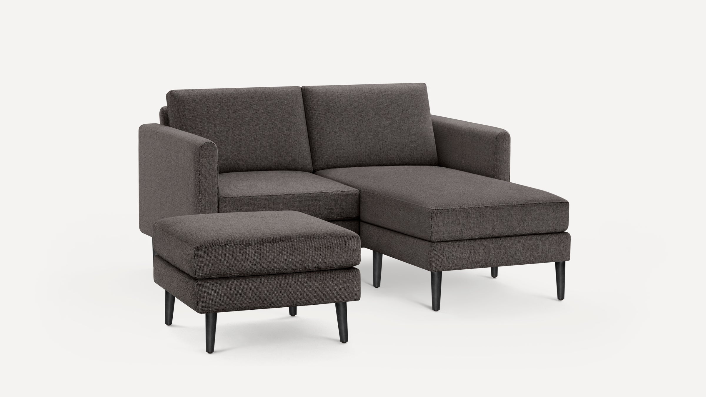 Nomad Loveseat with Chaise and Ottoman