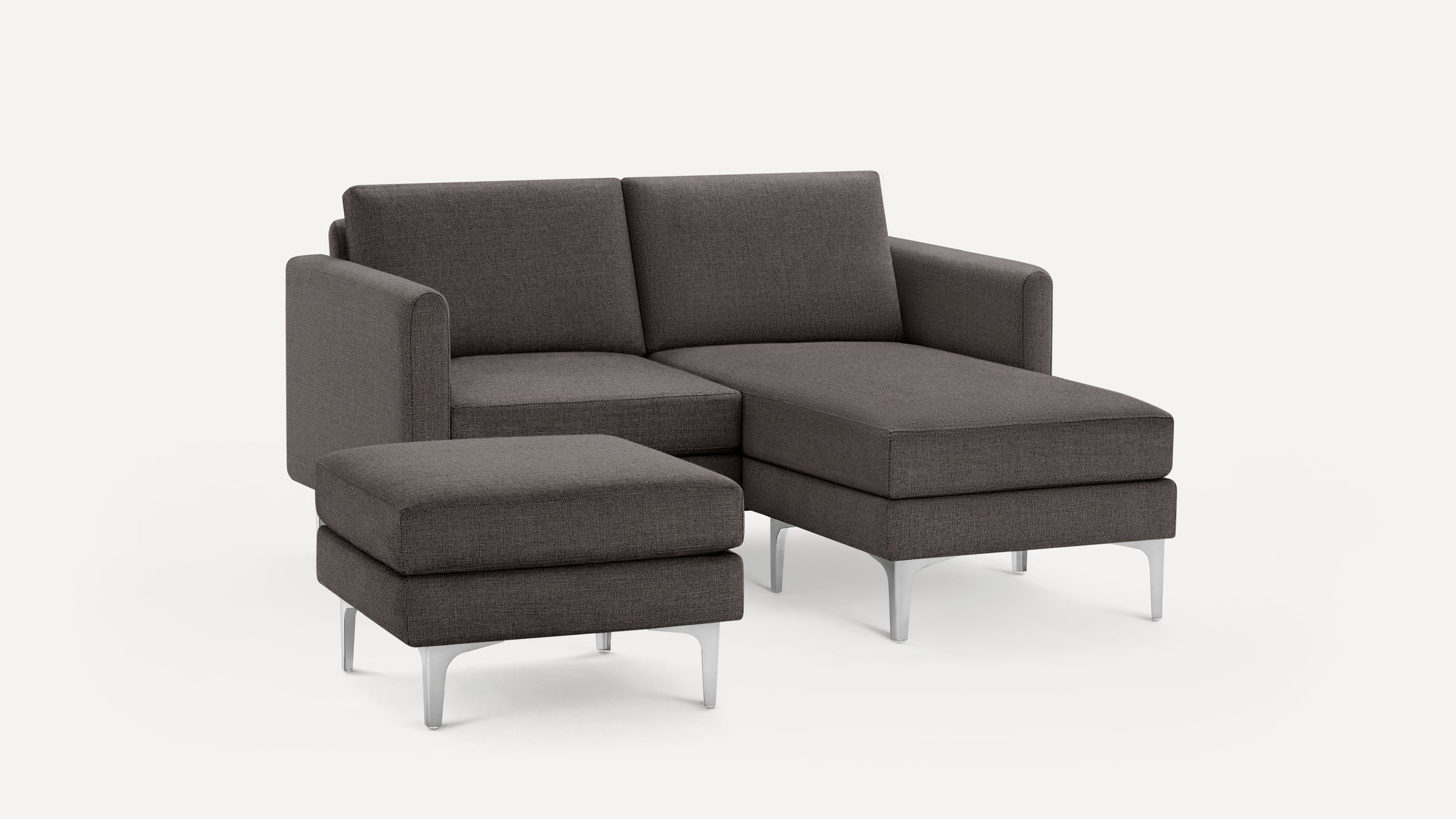 Nomad Loveseat with Chaise and Ottoman