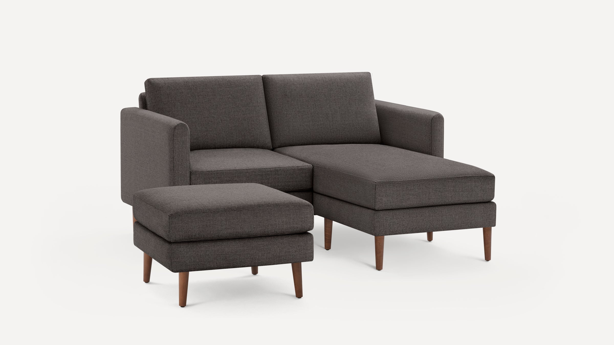 Nomad Loveseat with Chaise and Ottoman
