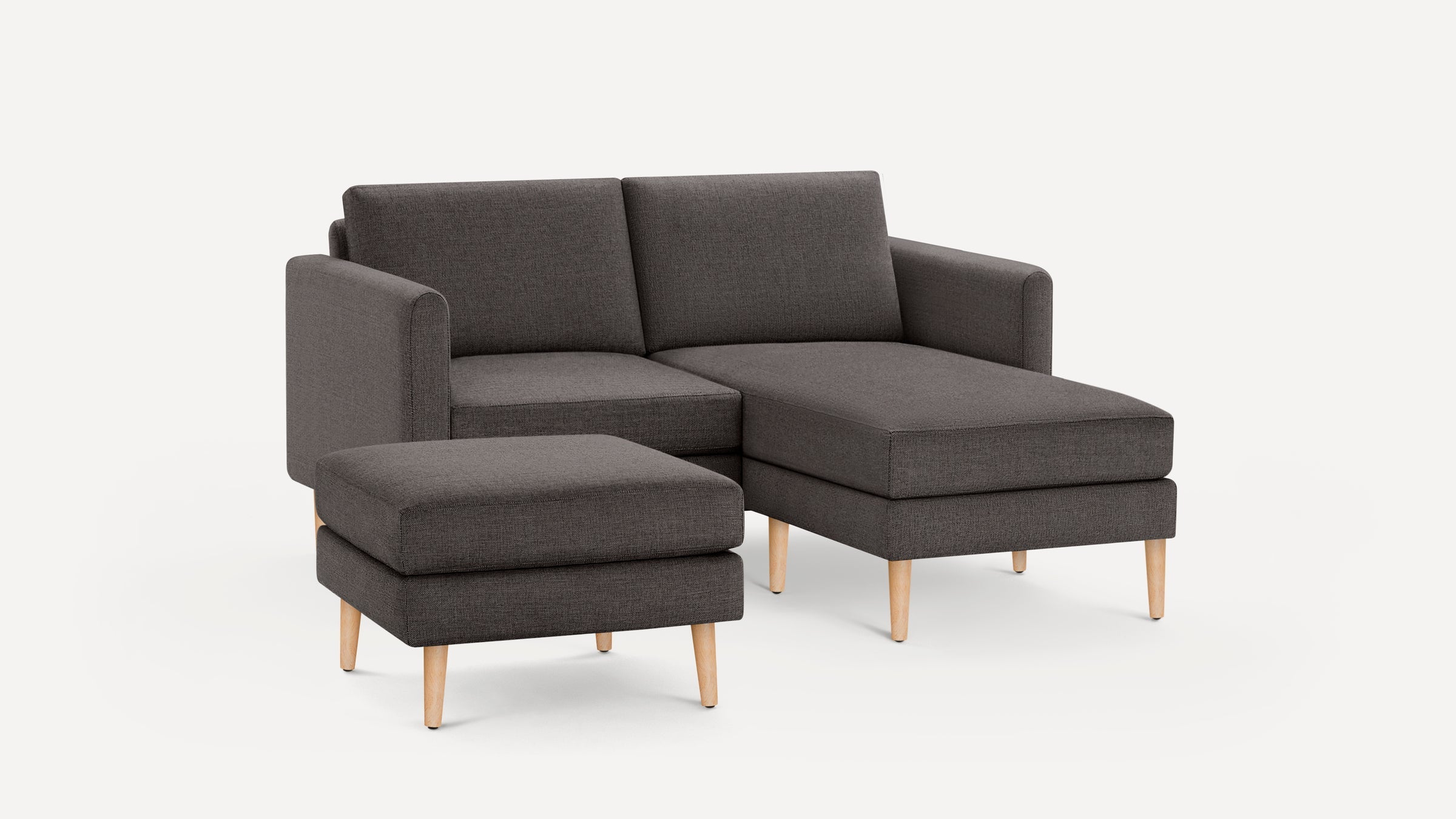 Nomad Loveseat with Chaise and Ottoman