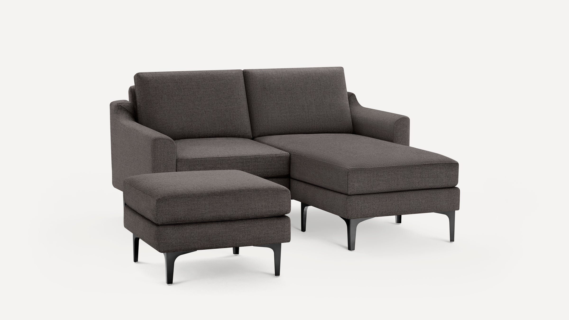 Nomad Loveseat with Chaise and Ottoman