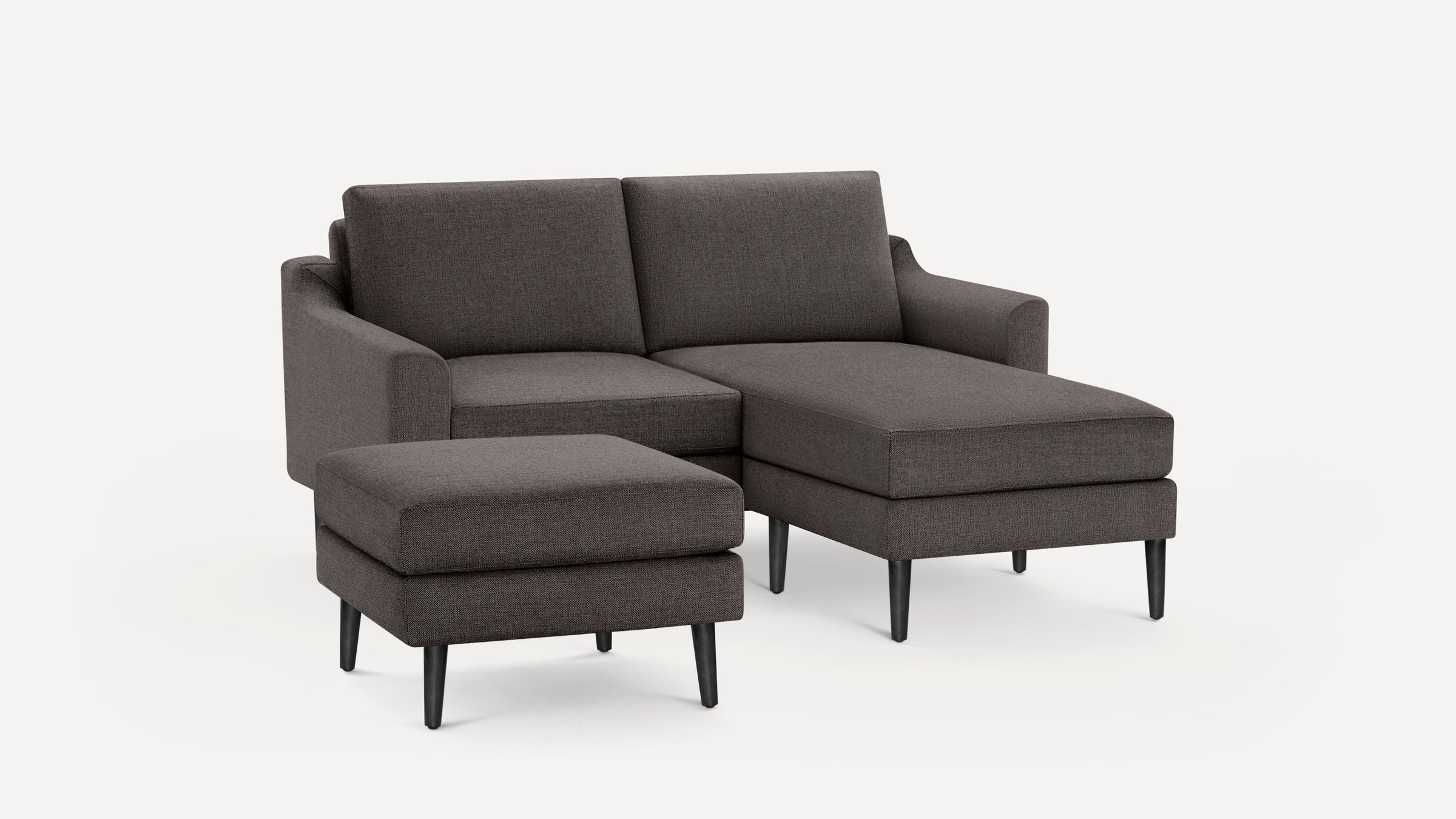 Nomad Loveseat with Chaise and Ottoman